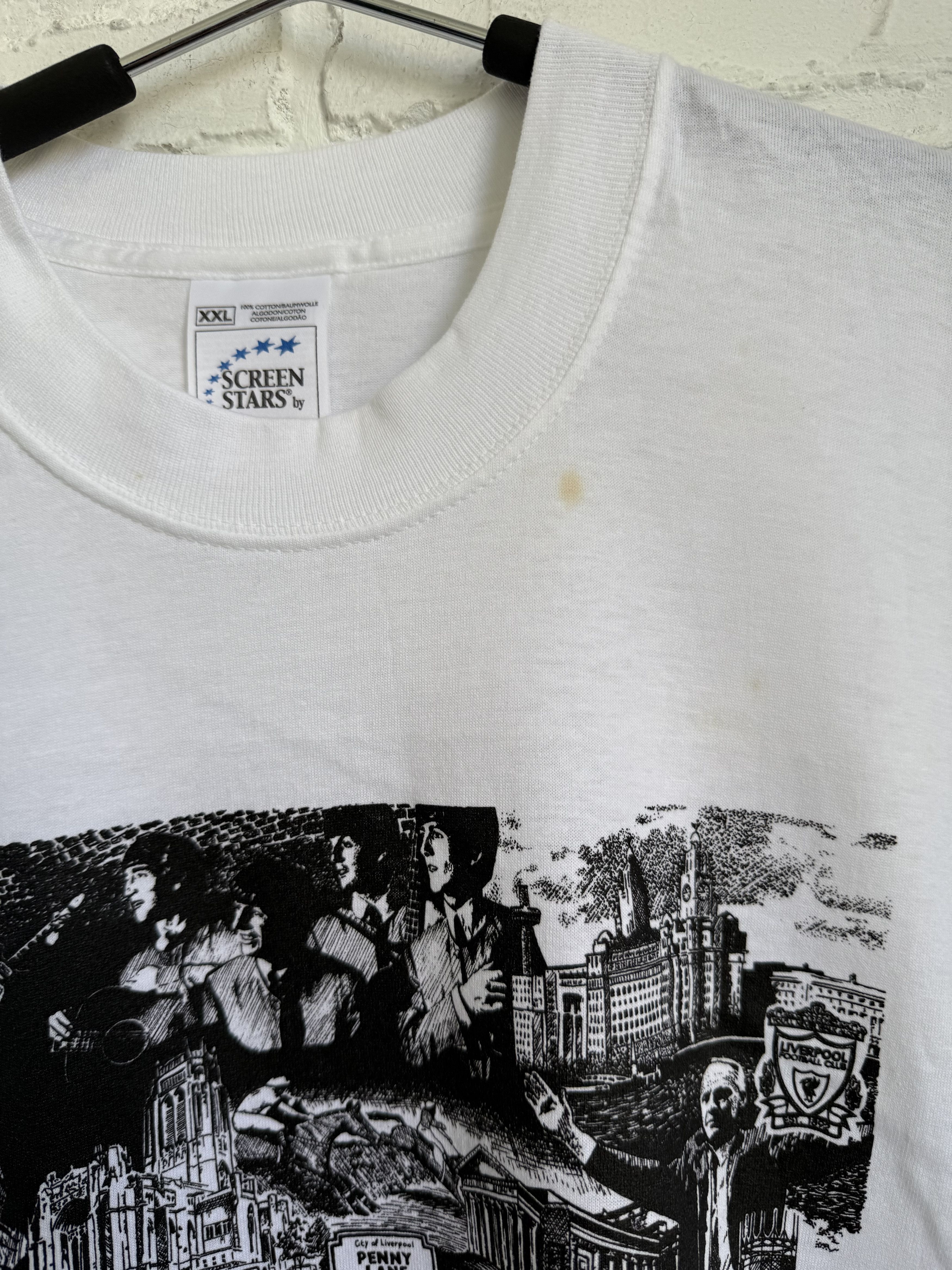 Band Tees Vintage 90s The Beatles Cavern FC Liverpool t-shirt Size US XXL / EU 58 / 5 - 3 Thumbnail