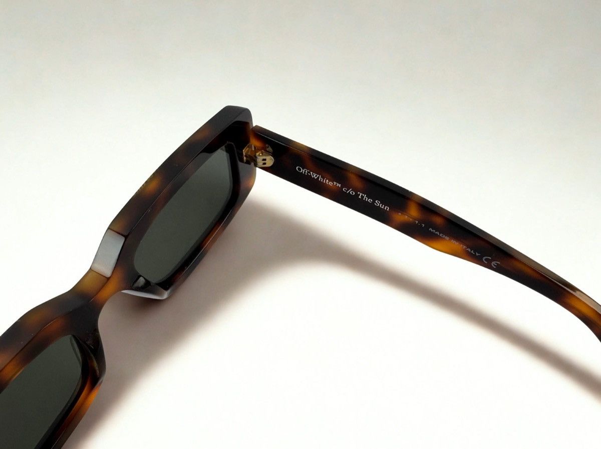 Off-White OFF WHITE TURTOISE ARTHUR SUNGLASSES Size ONE SIZE - 6 Thumbnail