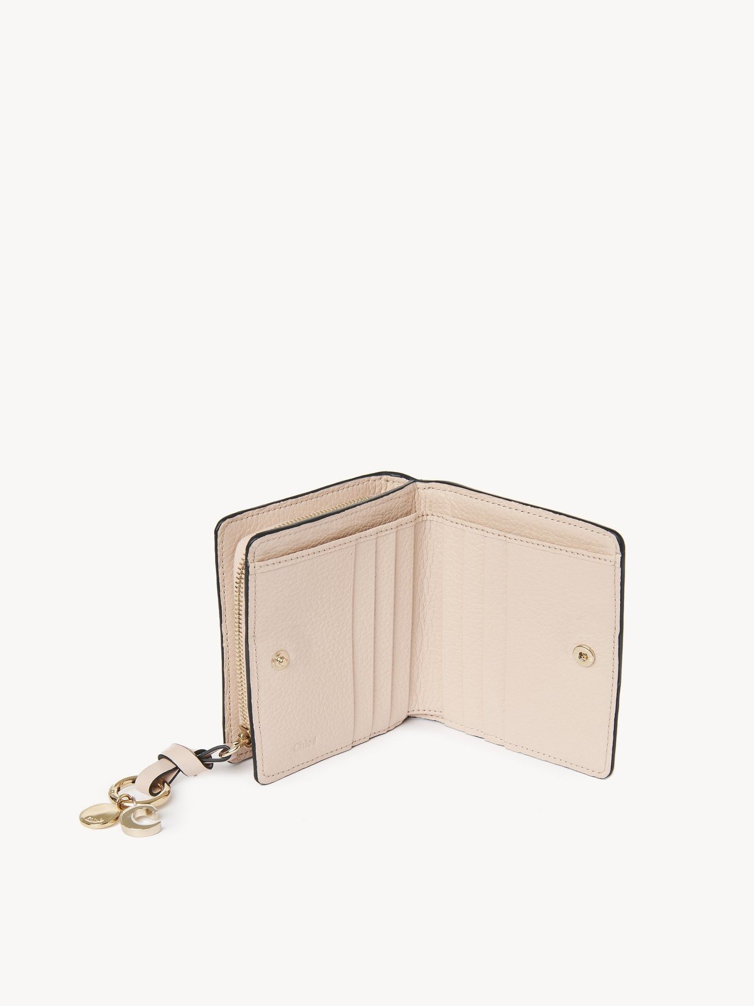 Chloe o1loc1c10226 Size: OS / Alphabet Compact Wallet Cement Pink Size ONE SIZE - 3 Thumbnail