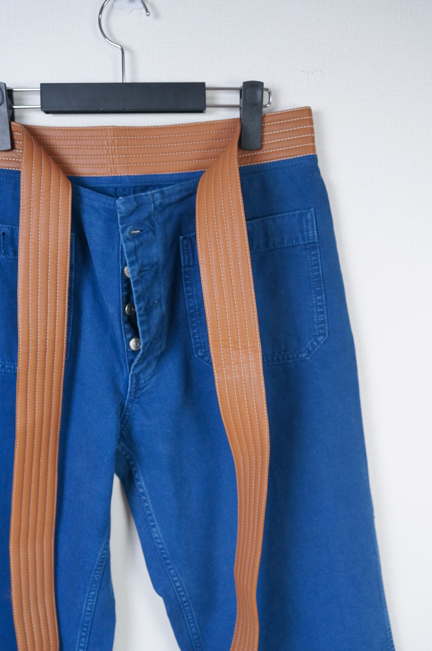 Loewe Loewe Leather Belt Denim Size US 32 / EU 48 - 4 Thumbnail