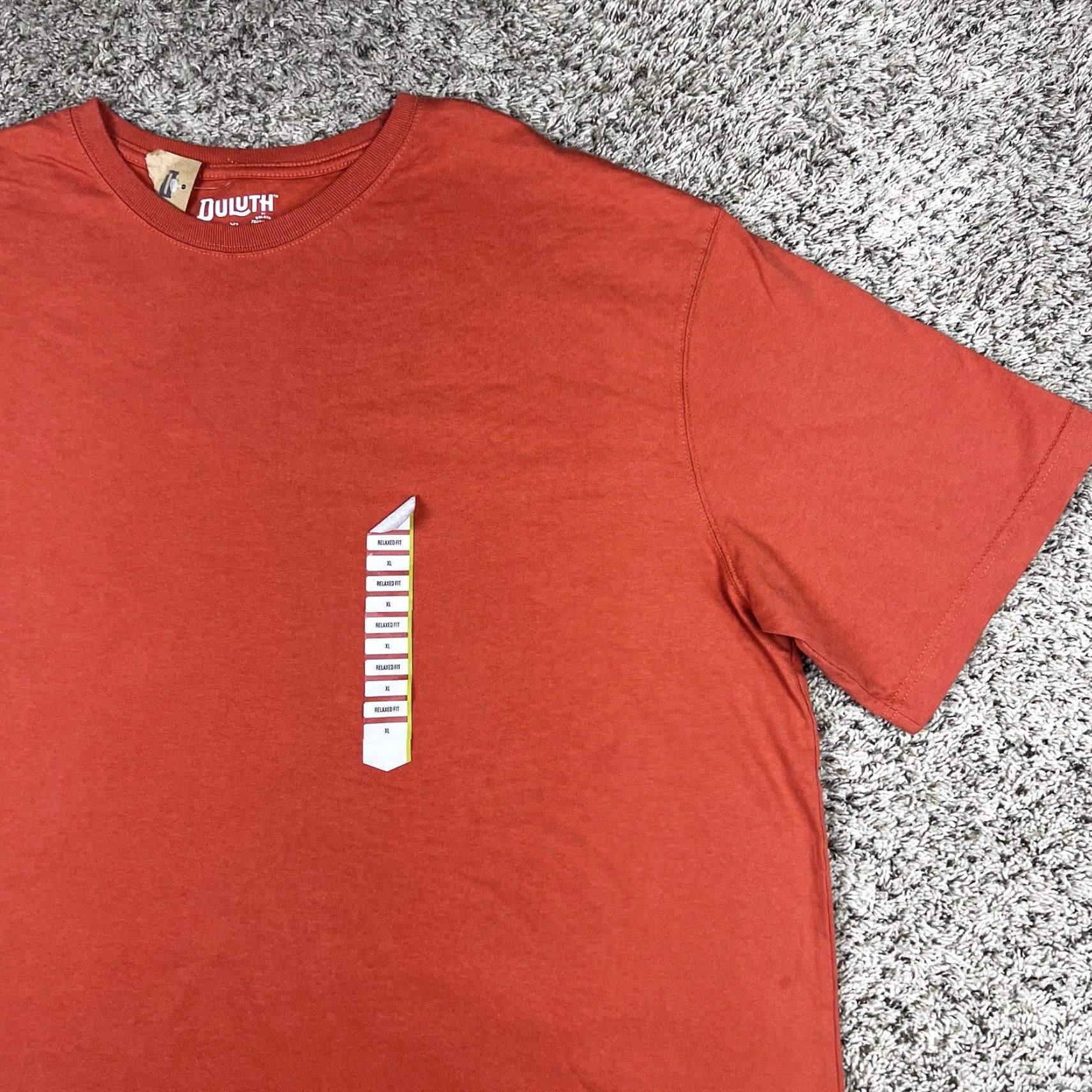 Duluth Trading Company Duluth Trading T-Shirt Men XL Orange Crewneck 100% Cotton Short Sleeve Relaxed Fit Outdoor Workwear Size US XL / EU 56 / 4 - 4 Thumbnail