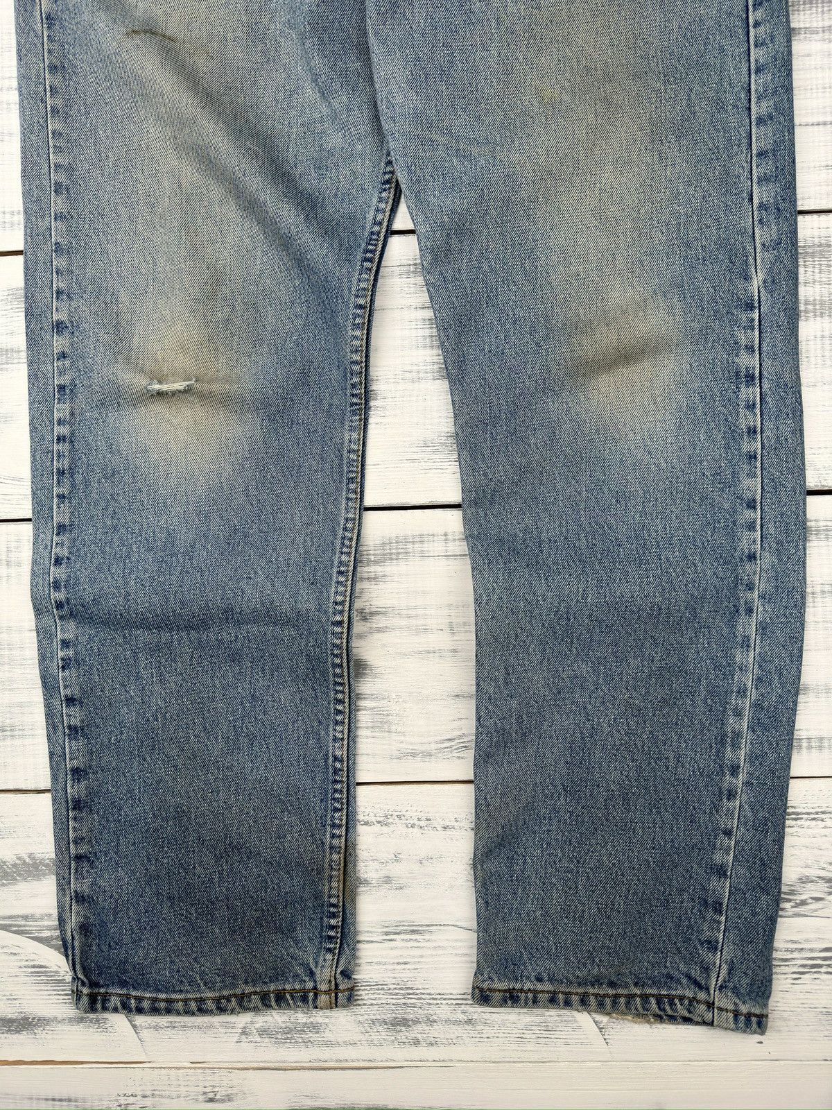 Levi's Vintage Levi's 618 Orange Tab Distressed Jeans Ripped Denim Size US 34 / EU 50 - 9 Thumbnail