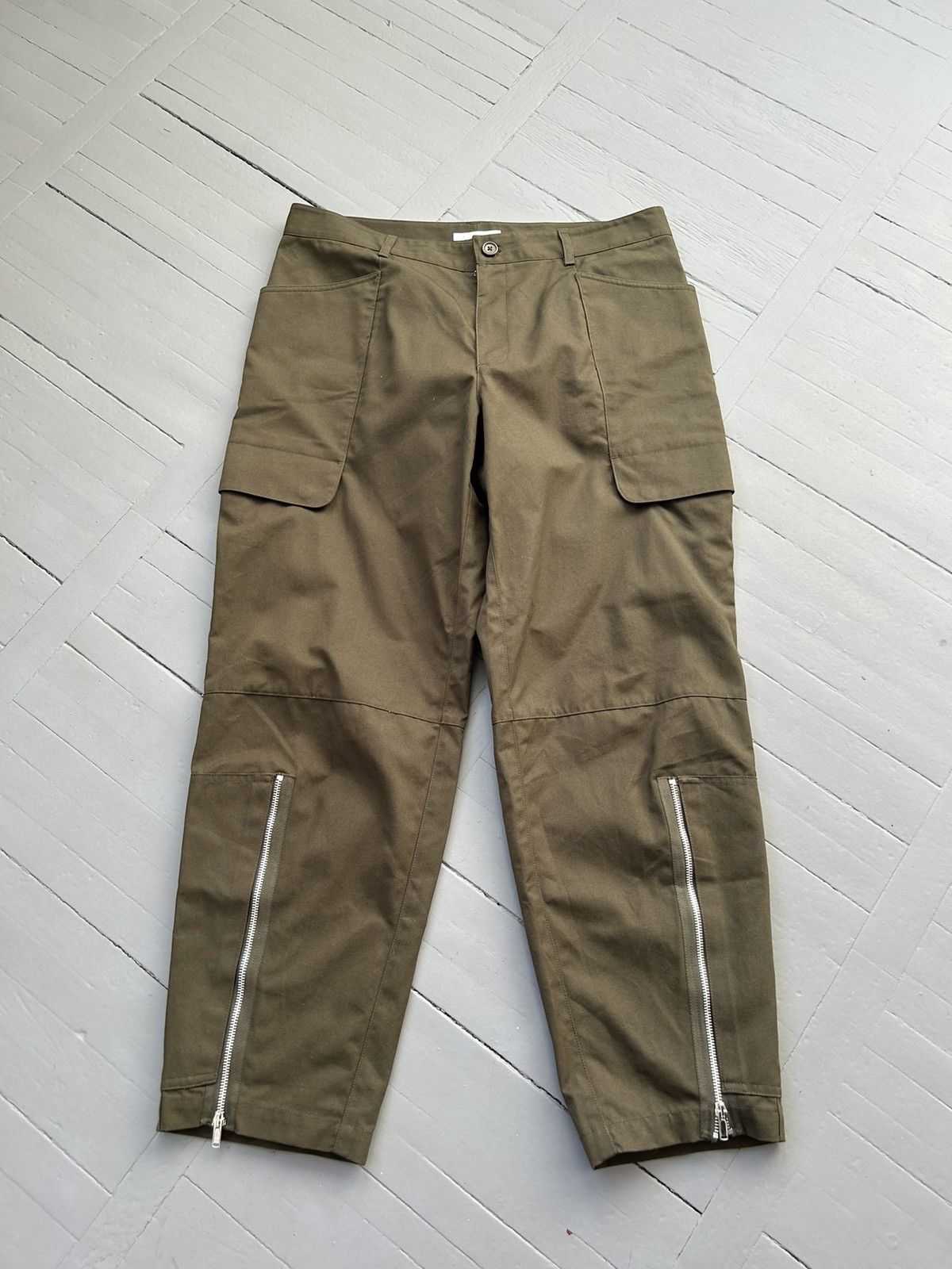HELMUT LANG cotton Archive Slacks Pants Bottoms beige 38 main image 0