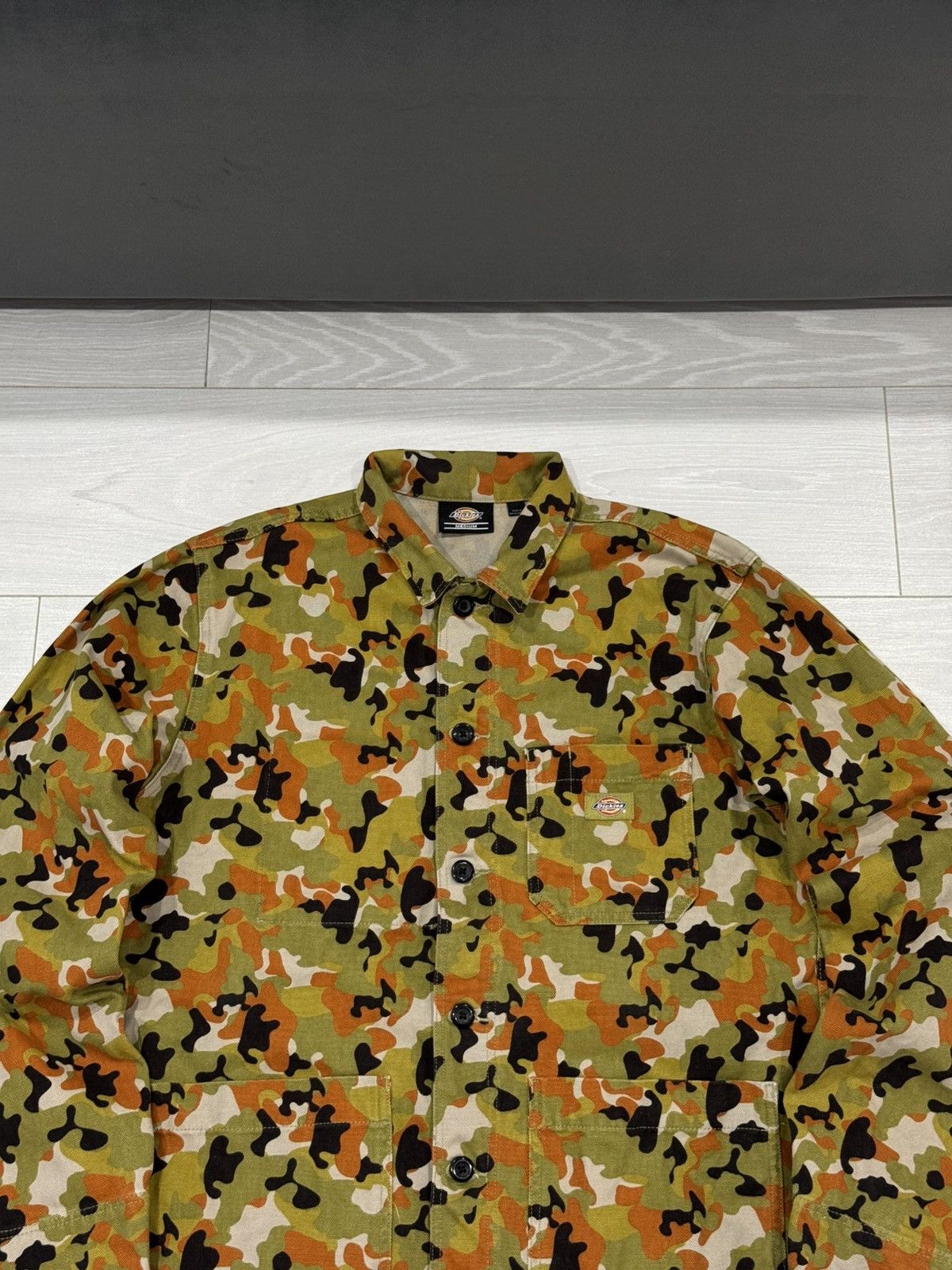 Dickies Dickies Vintage Workwear Camo Denim Jacket Size US M / EU 48-50 / 2 - 2 Thumbnail