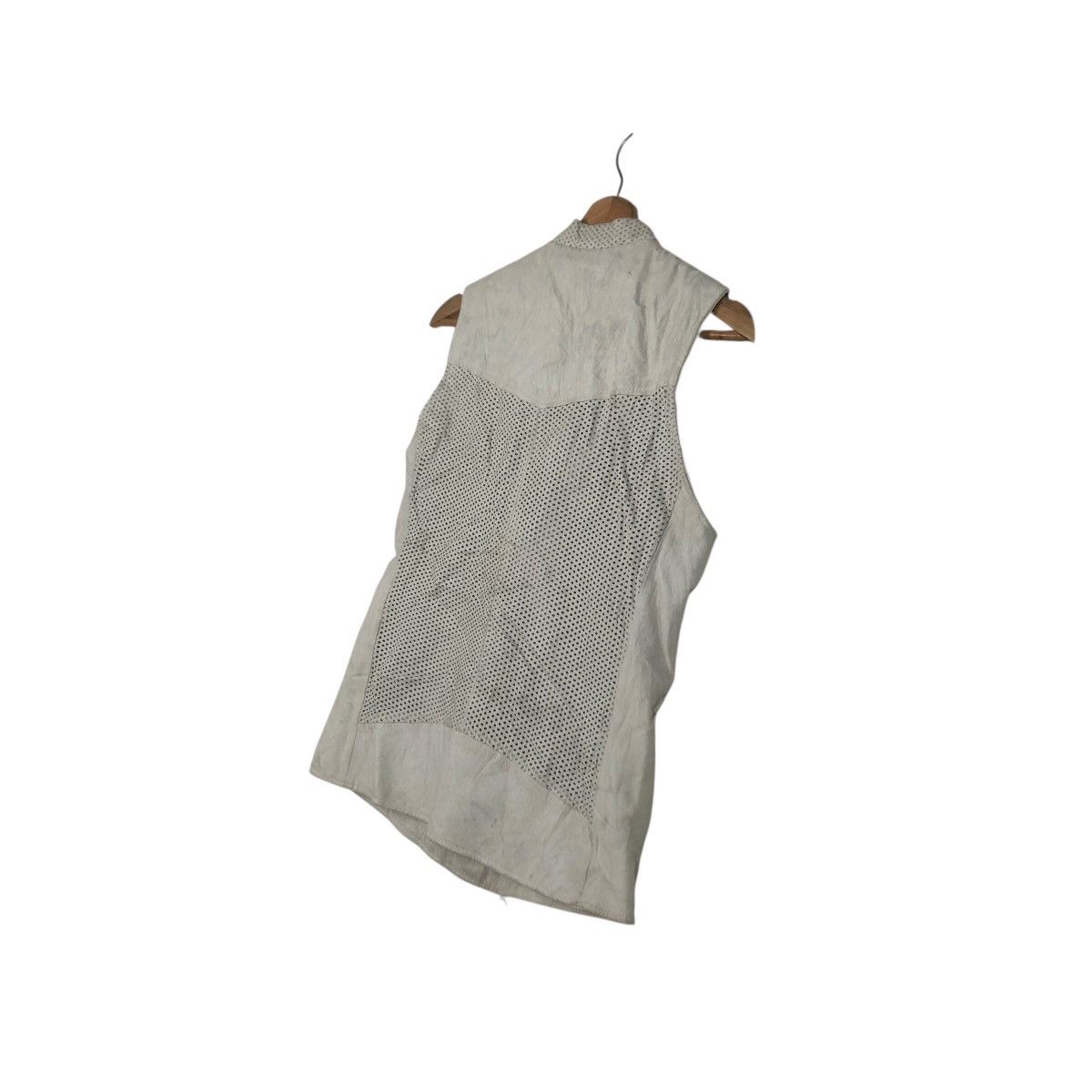 Japanese Brand Utility Vest Jacket Double Collar Leather Tass Issey Miyake Size US M / EU 48-50 / 2 - 11 Thumbnail