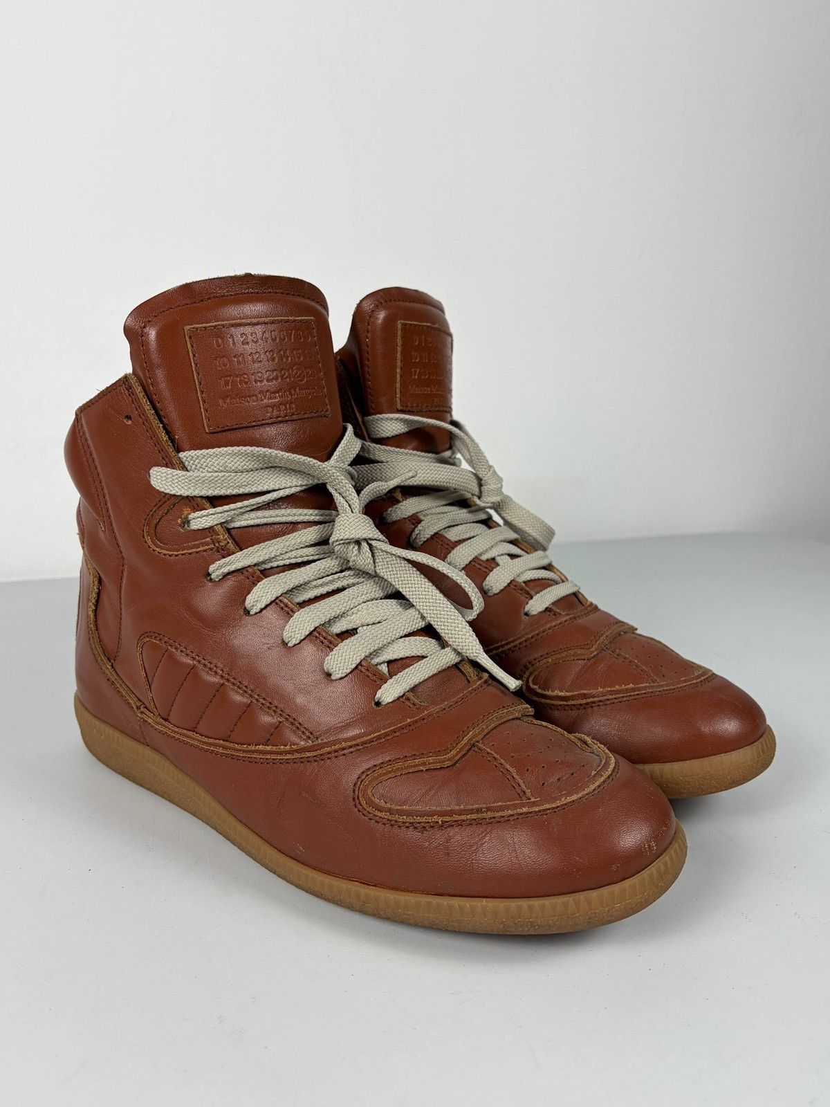 Maison Margiela 2012 Maison Margiela leather high top GAT Size US 8 / EU 41 - 3 Thumbnail