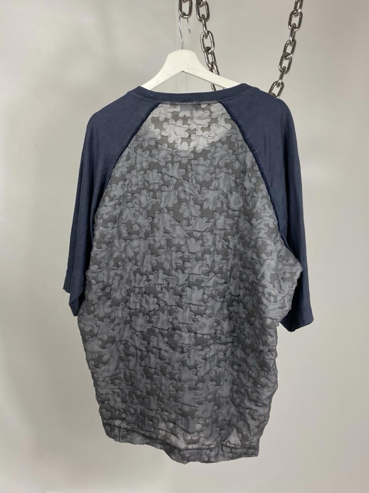 Lanvin Lanvin New Navy Sheer Embroidered T - Shirt Size US XL / EU 56 / 4 - 4 Thumbnail