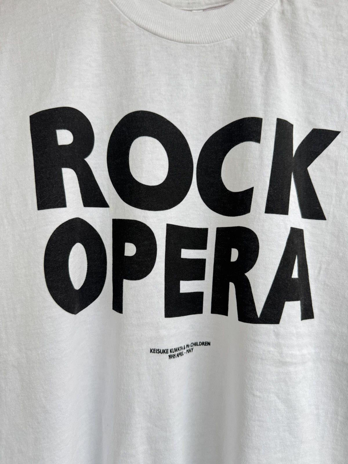 Band Tees Vintage 90s Rock Opera Mr.Children & Keisuke Kuwata Tee Size US M / EU 48-50 / 2 - 2 Thumbnail