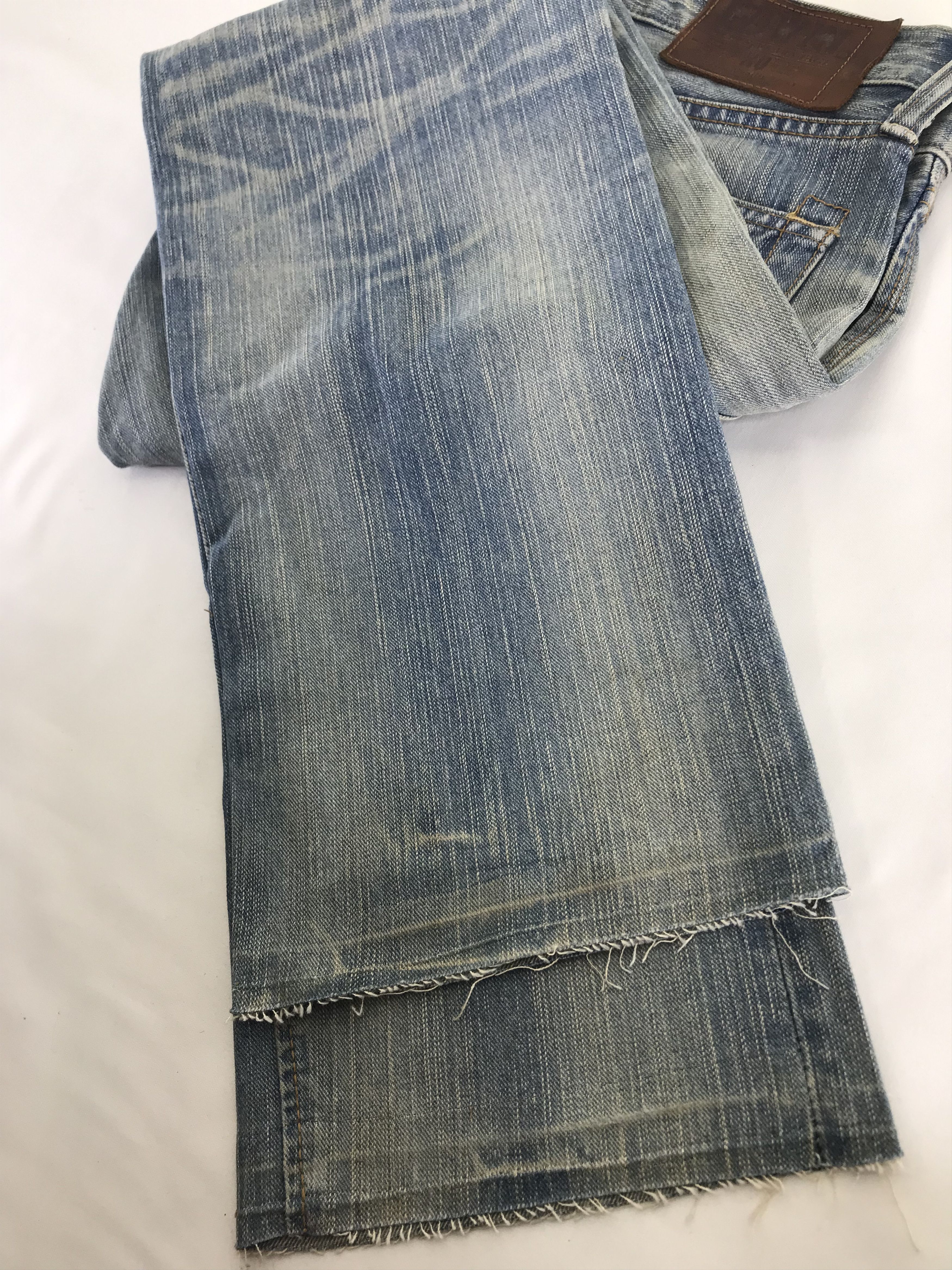 Edwin Vintage Edwin 403 XV Patched Jeans Distressed Denim Size US 30 / EU 46 - 13 Thumbnail