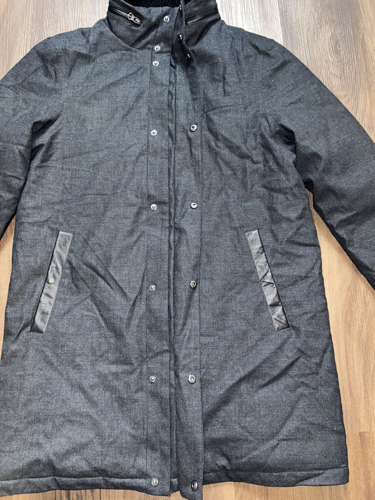 Mackage Mackage Down Parka Coat Charcoal Gray Sz 42 Hooded Winter Size US XS / EU 42 / 0 - 2 Thumbnail