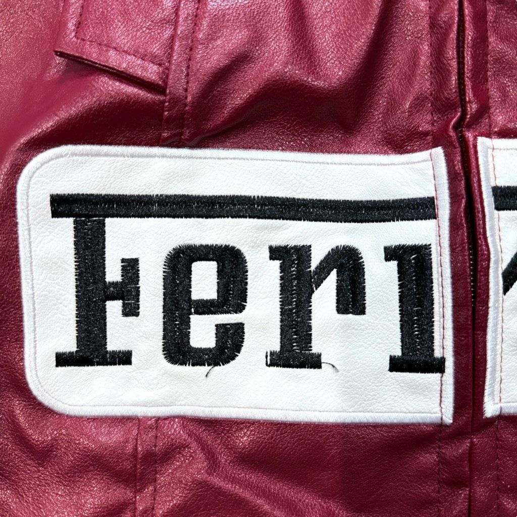 Ferrari FERRARI Vintage Ferrari Maroon Red Faux Leather Mini Skirt B Size 24" / US 00 / IT 34 - 2 Thumbnail
