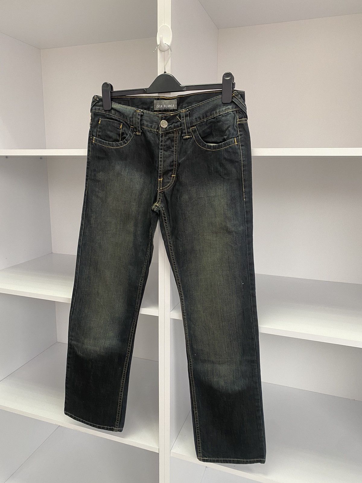 Casablanca × Designer × Vintage Vintage CasaBlanca Denim Jeans Size US 31 - 5 Thumbnail