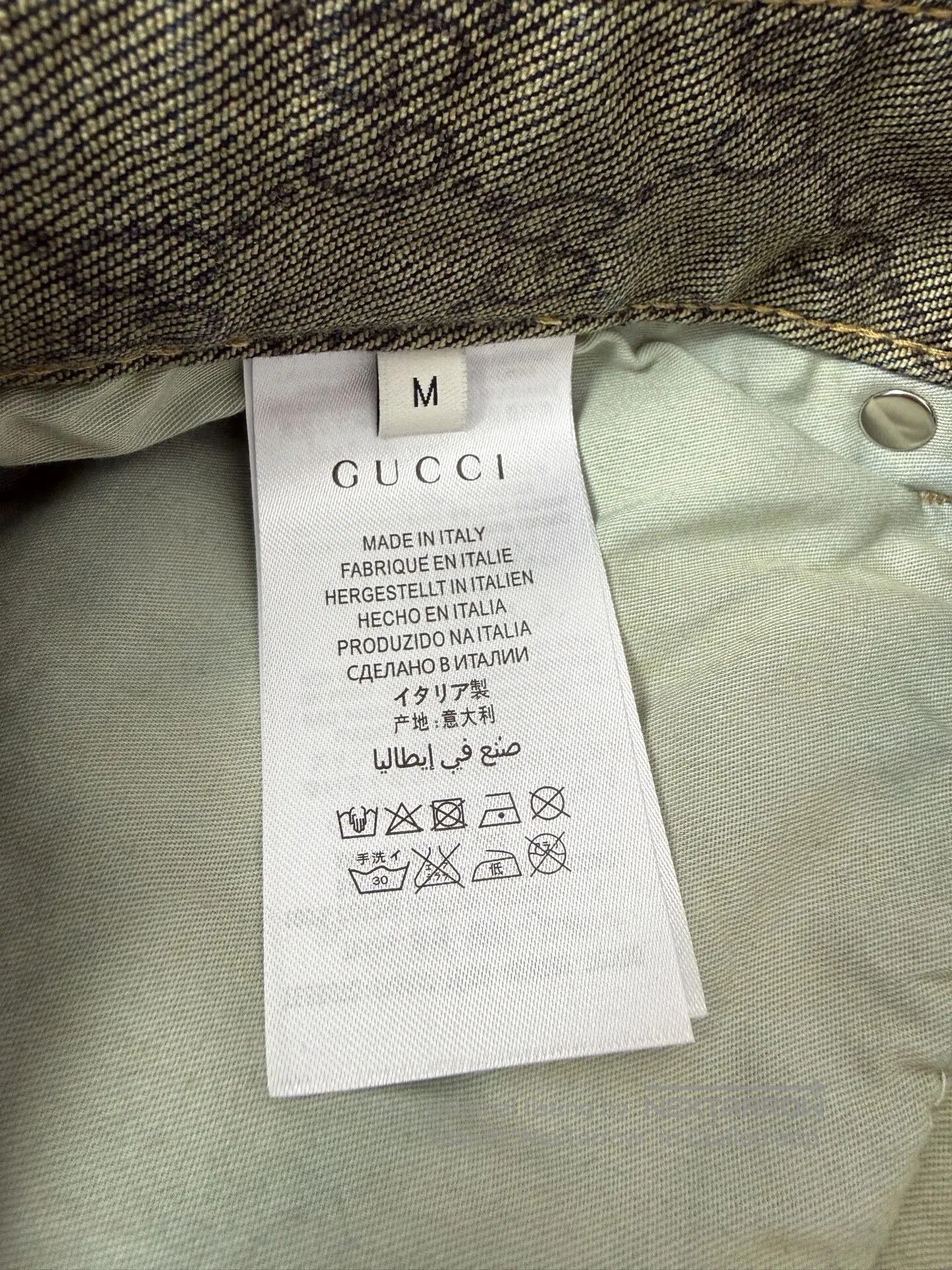 Gucci Gucci Blue Denim Jeans. Size 37" - 8 Thumbnail
