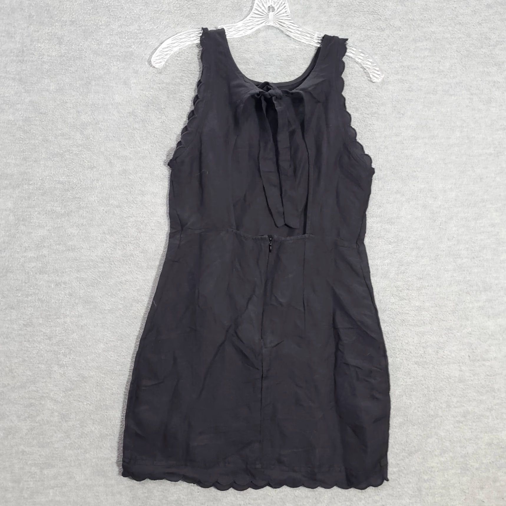 knee length dresses for ladies Anthropologie Vineet Bahl Faux Feather Mini Dress Size S Black – Finds For  You main image 0