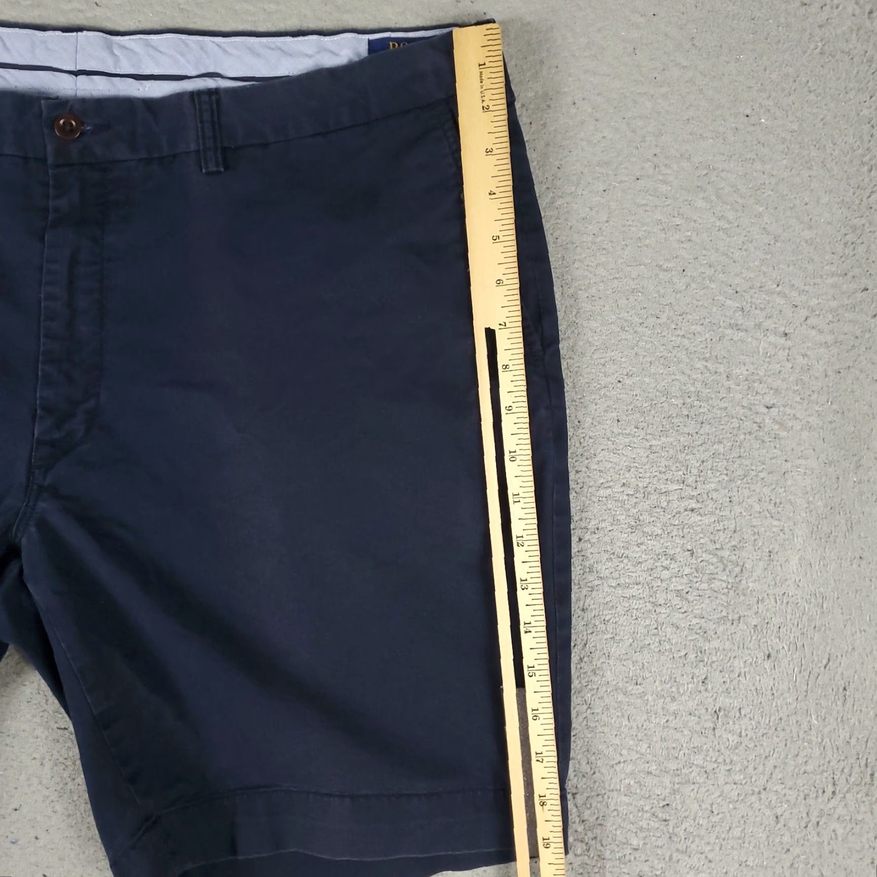 Ralph Lauren VINTAGE Ralph Lauren Shorts Men's Size 42 Flat Front Chino Casual Blue Widths Size US 42 / EU 58 - 5 Thumbnail