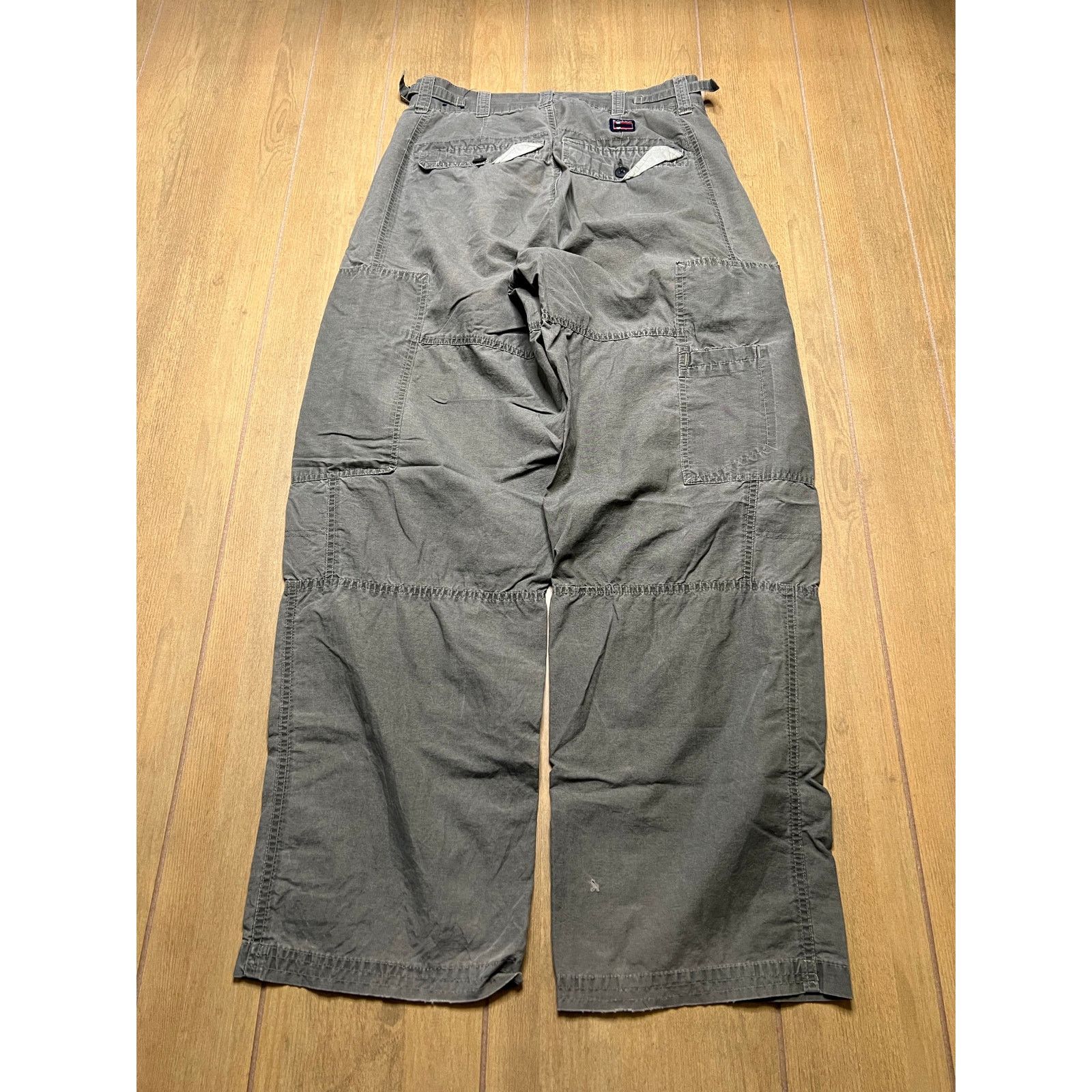 Bugle Boy Vintage 90s Bugle Boy Cargo Pants Mens 30x30 Olive Green Y2K Size US 30 / EU 46 - 2 Thumbnail