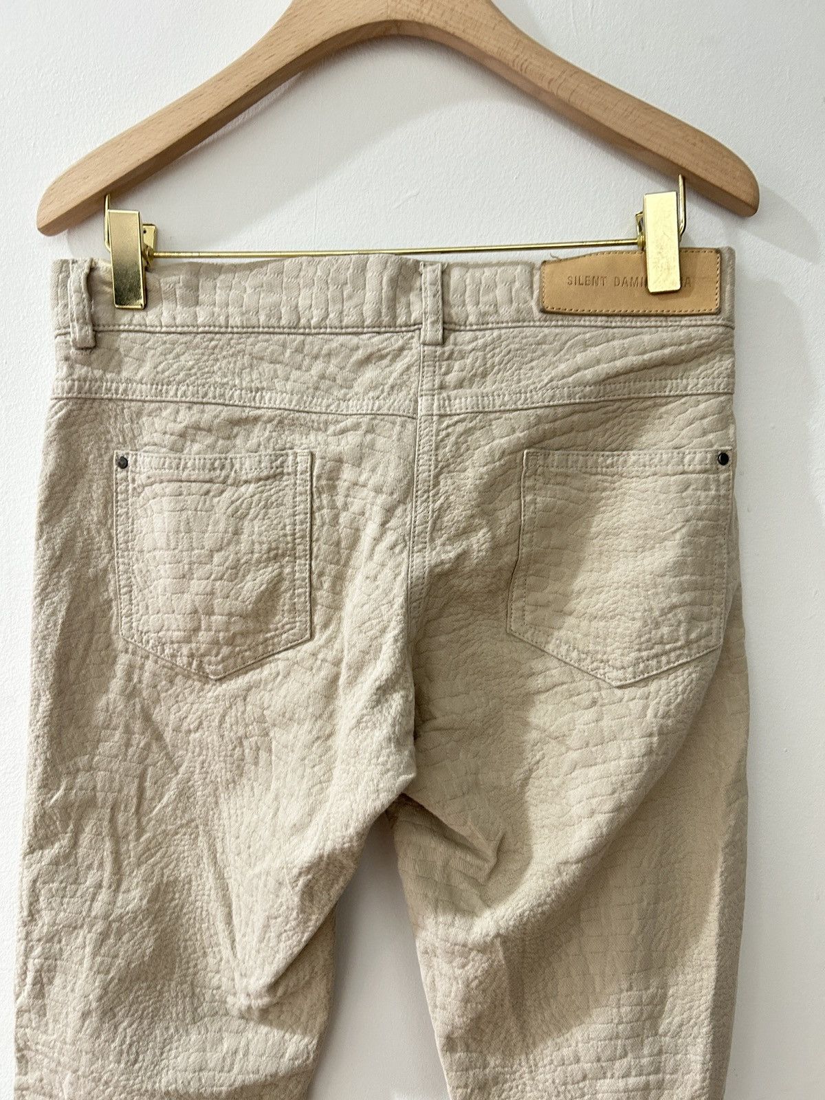 Silent By Damir Doma Croc Embossed Skinny Leg Jeans Size 28" / US 6 / IT 42 - 4 Thumbnail