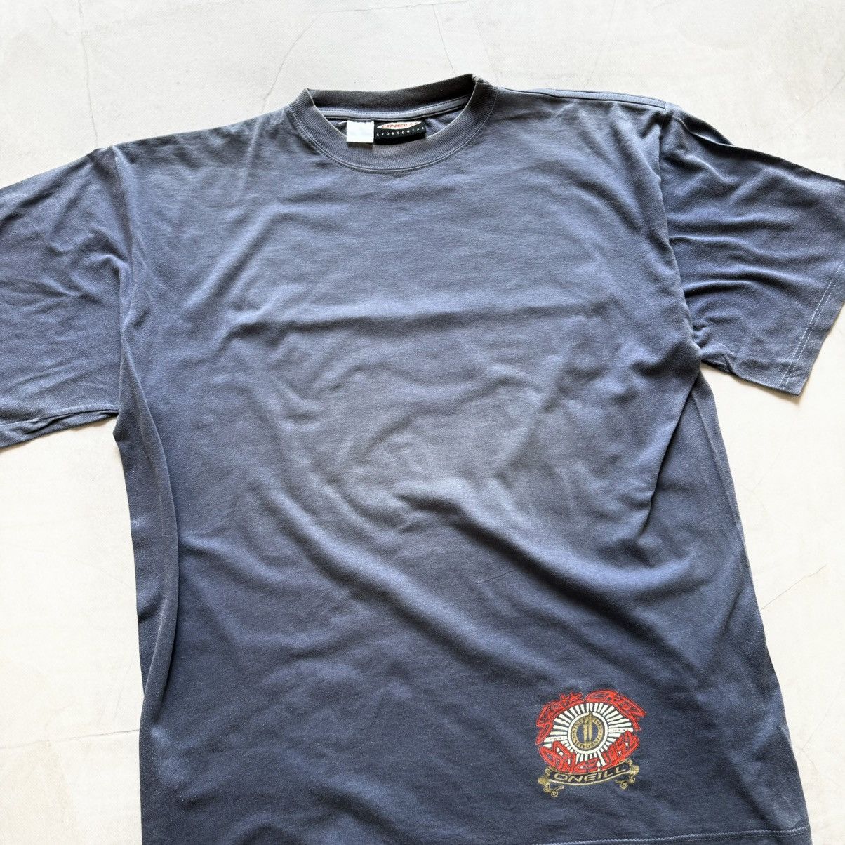 O'Neill 90s Oneill Sunfaded Big Logo Boxy T Shirt Oakley Mambo Vibe Size US XL / EU 56 / 4 - 6 Thumbnail