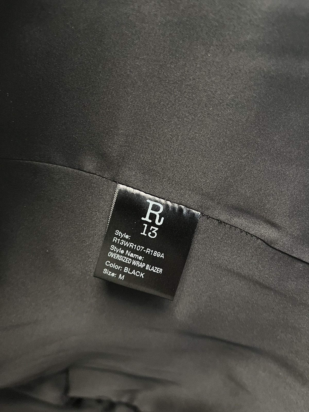 R13 Oversized Pin Blazer. Medium Size M / US 6-8 / IT 42-44 - 6 Thumbnail