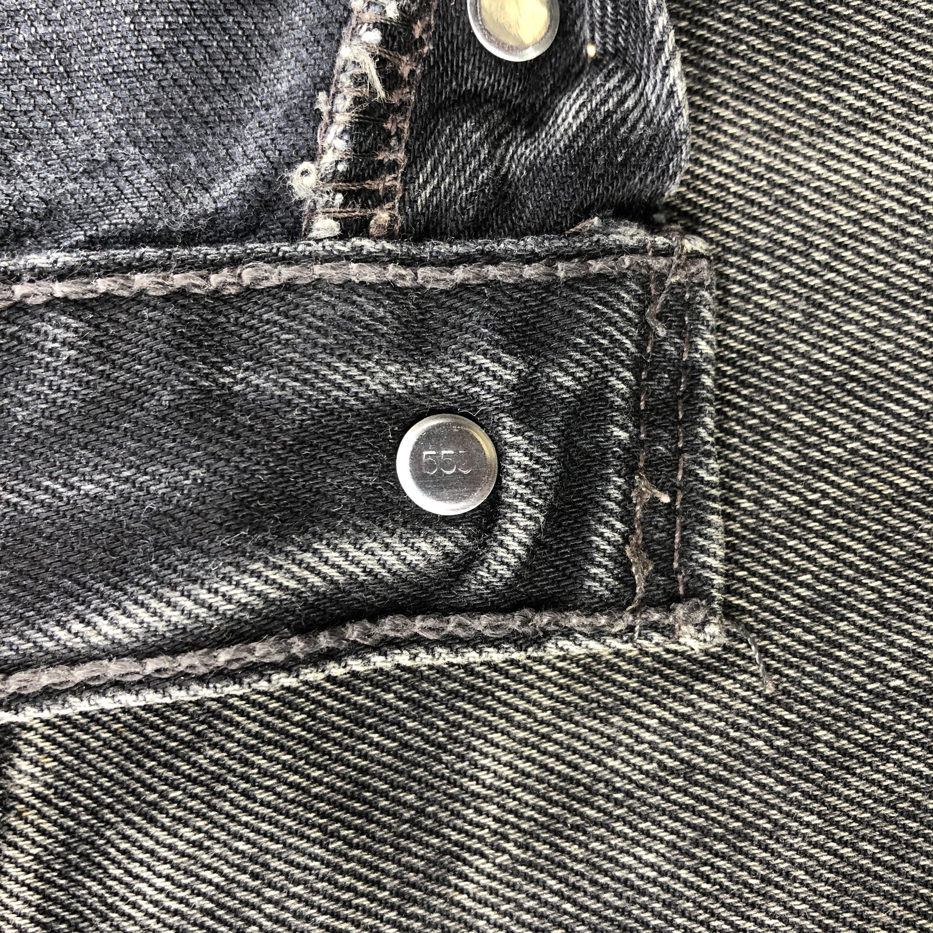 Levi's Vintage 90s Ripped Levis 501 Earth Tone Jeans-JM2282 Size US 33 - 12 Thumbnail