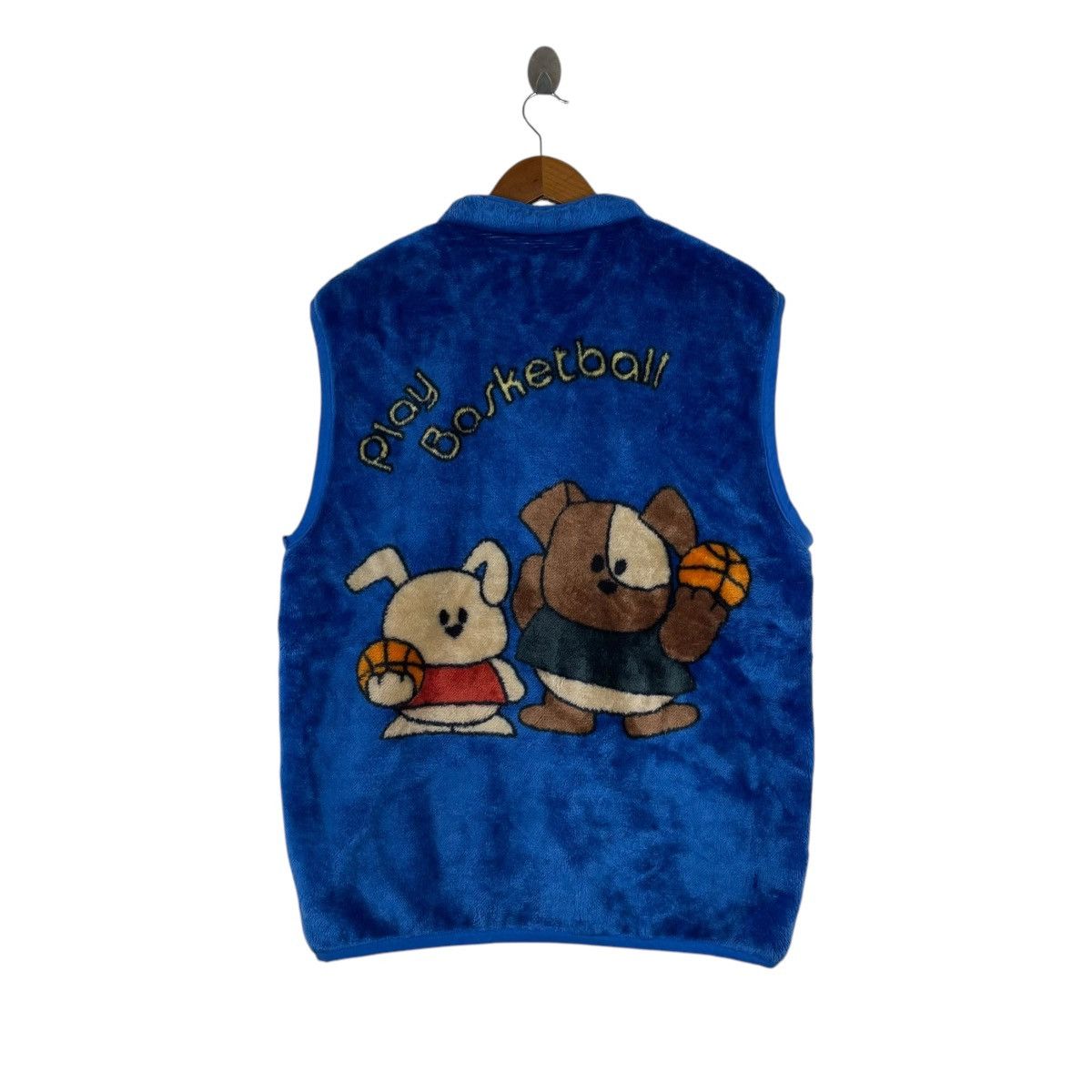 Vintage Vintage Cartoonist Art Fleece Vest Size US L / EU 52-54 / 3 - 5 Thumbnail