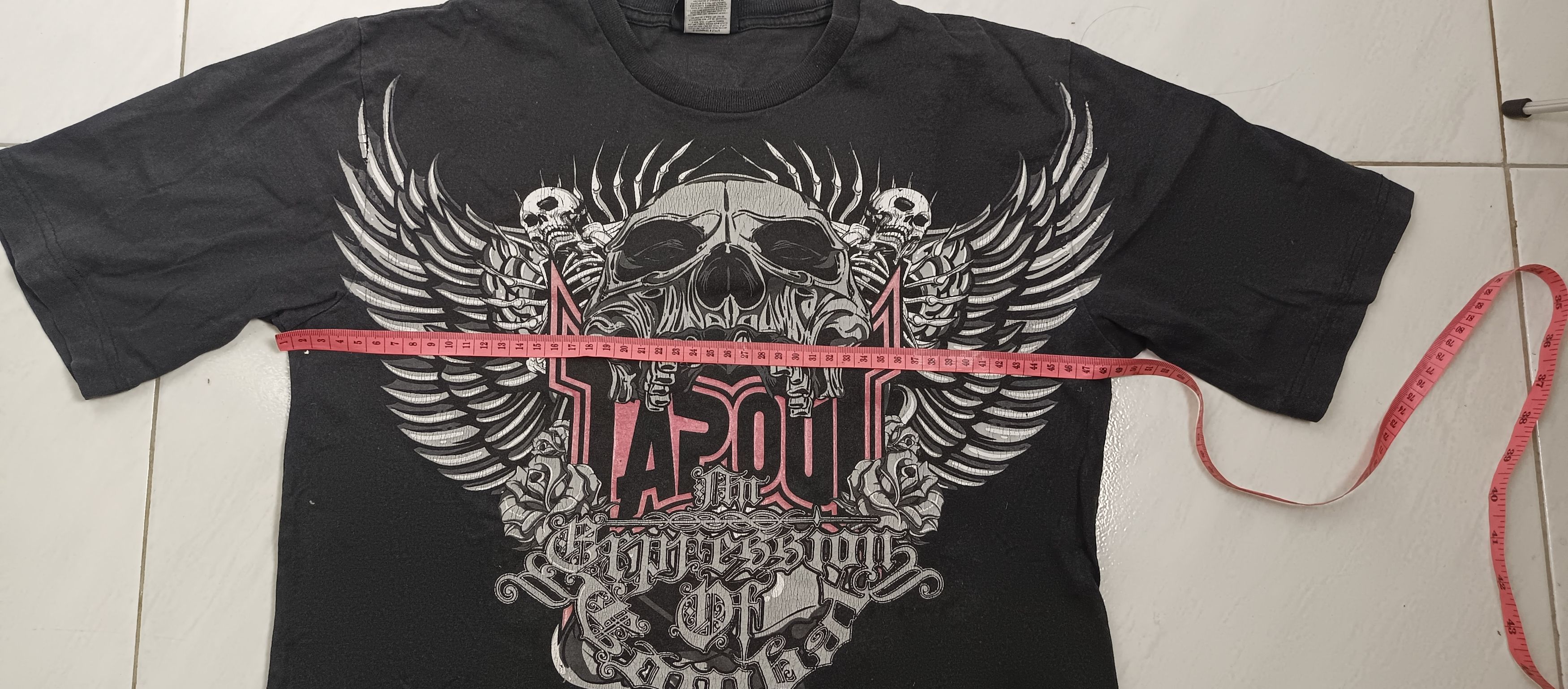 Affliction × Japanese Brand × Tapout Rare Tapout Tee Y2K Affliction Style Size M / US 6-8 / IT 42-44 - 5 Thumbnail