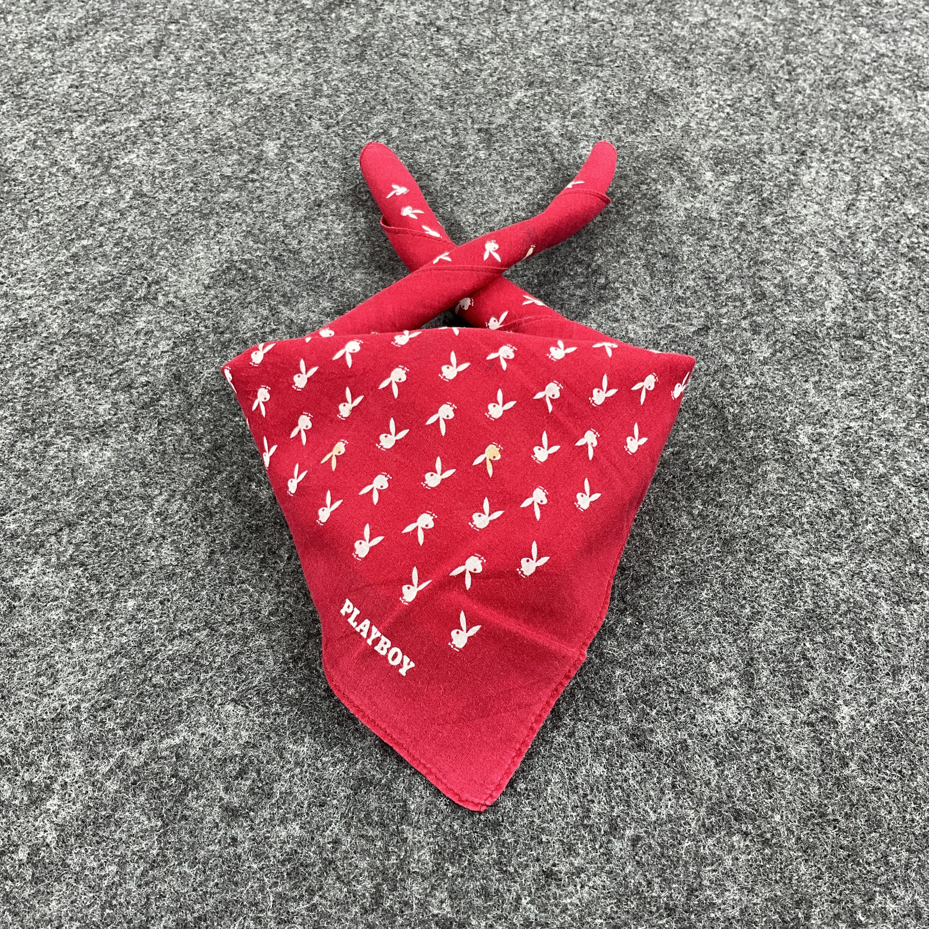Playboy × Vintage Playboy Handkerchief / Bandana / Neckerchief B028 Size ONE SIZE - 8 Thumbnail
