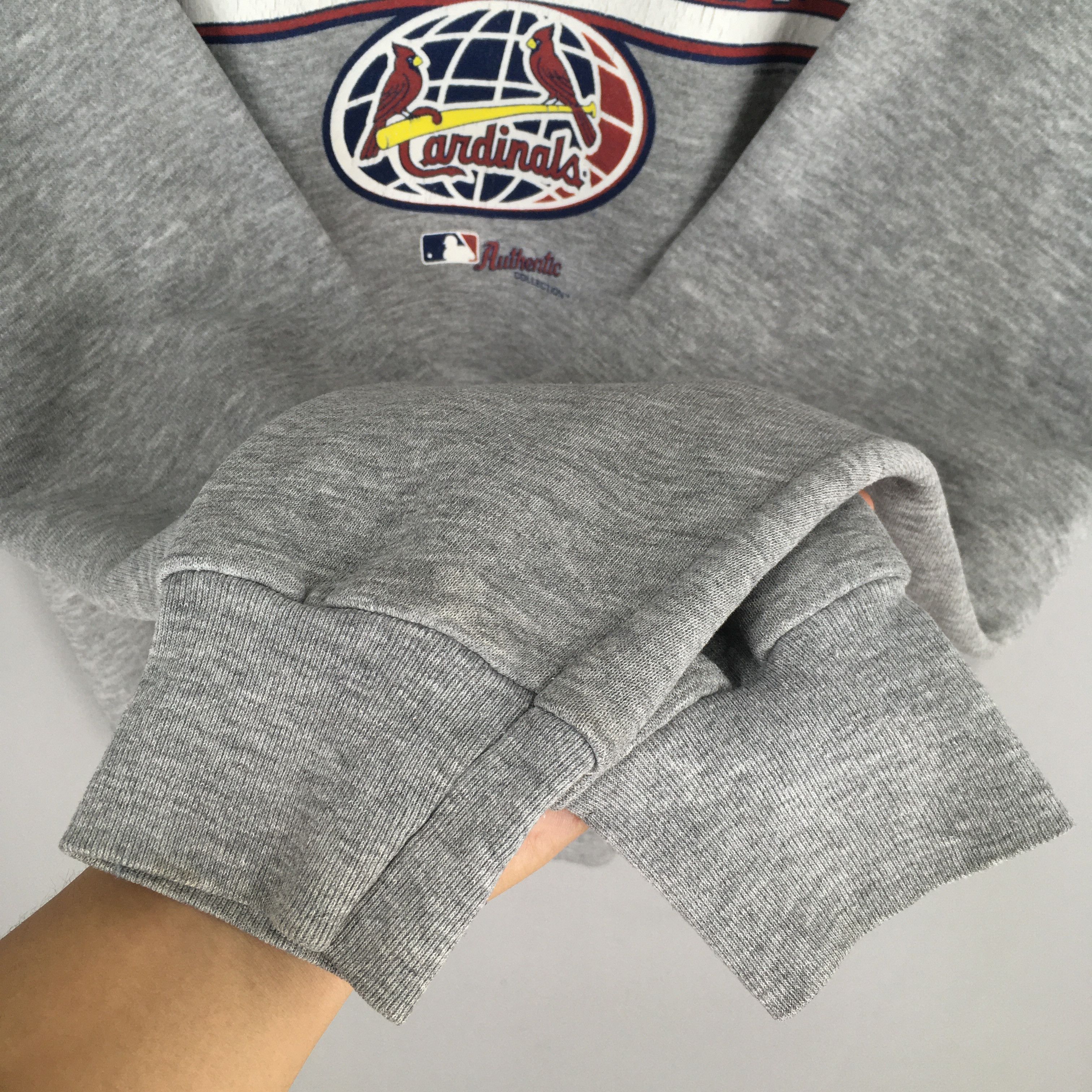 Lee × MLB Vintage Y2K St Louis Cardinals Baseball Sweatshirt Large Size US L / EU 52-54 / 3 - 4 Thumbnail