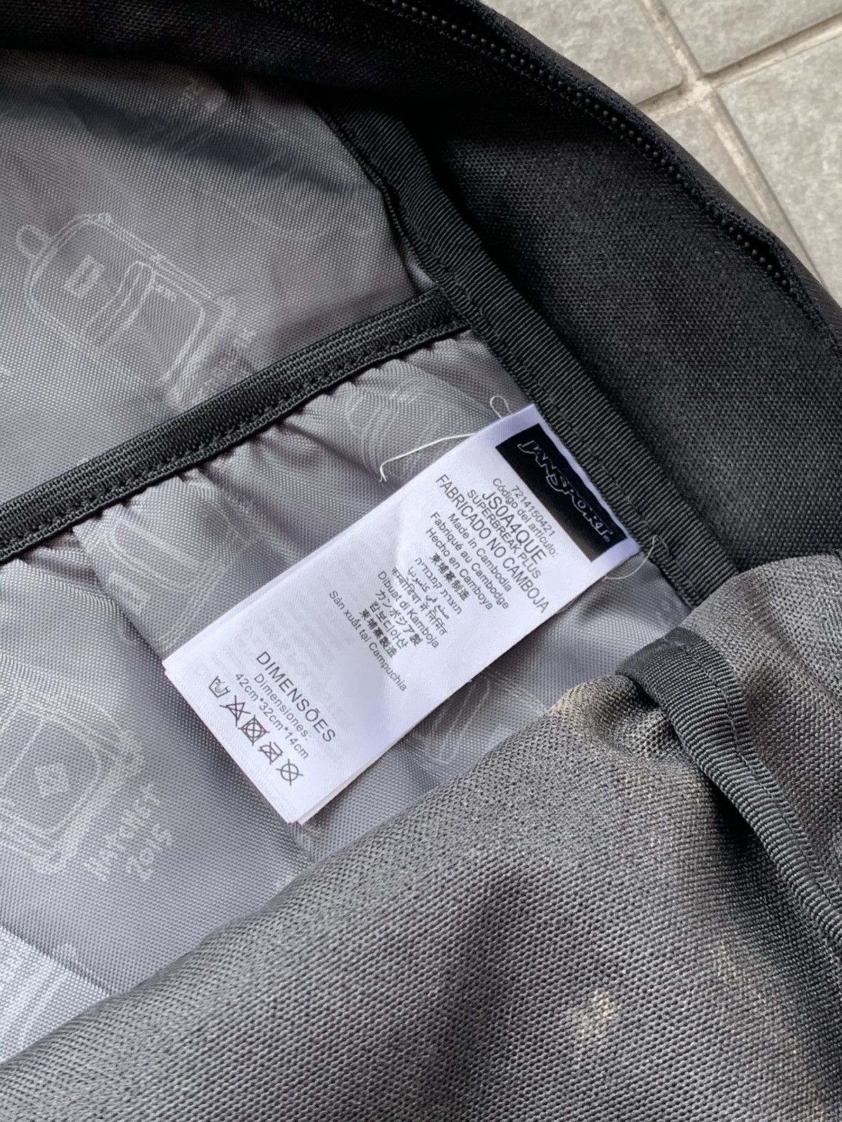 Jansport Jansport Back Black Canvas Size ONE SIZE - 6 Thumbnail