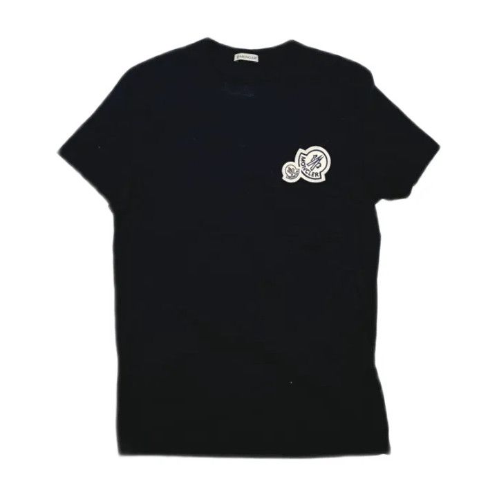 Moncler Moncler Double Logo Short-Sleeve Unisex T-Shirt Size US S / EU 44-46 / 1 - 1 Thumbnail