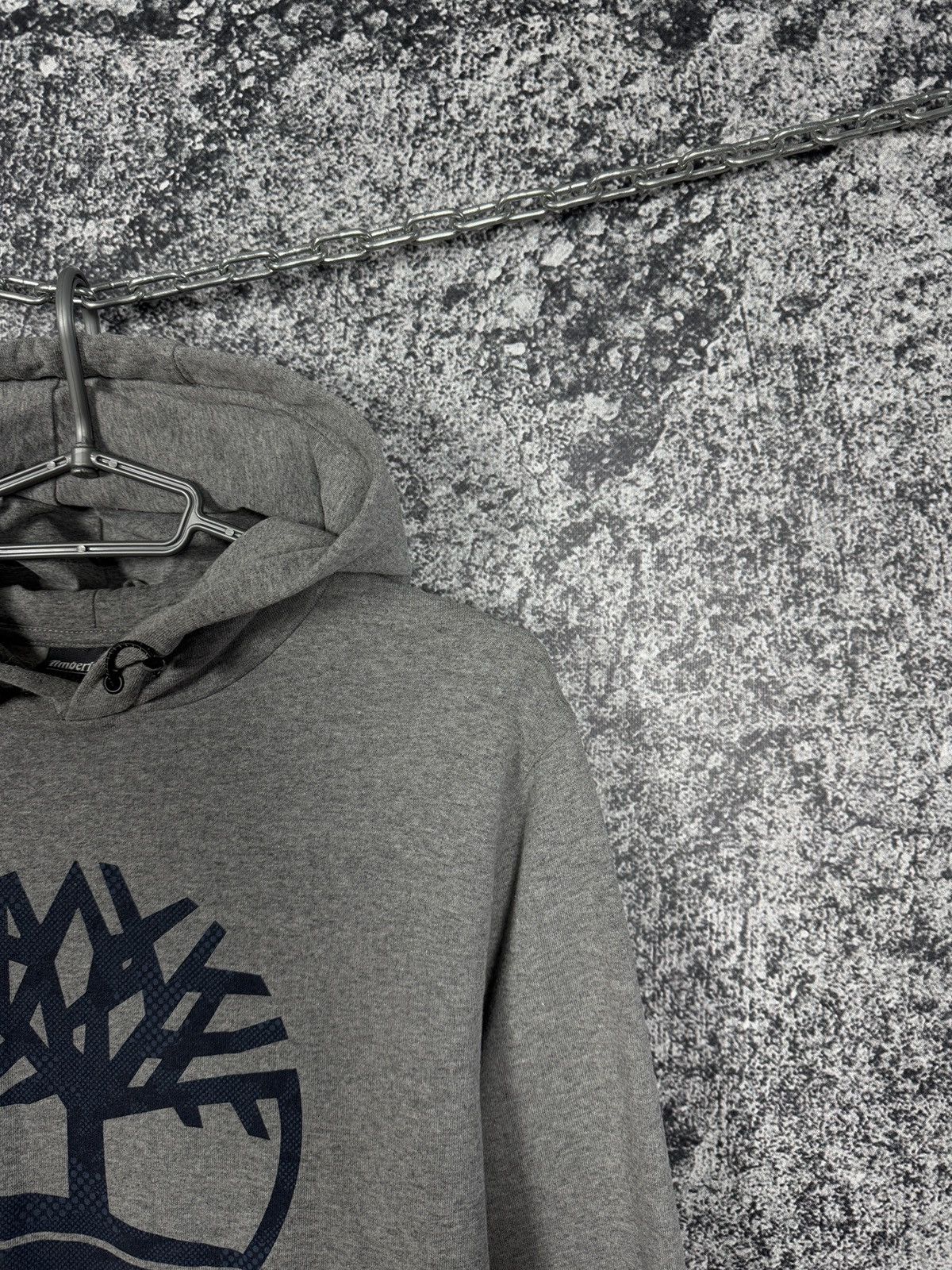 Timberland Men’s Timberland Hoodie Big Logo Grey Pullover Size S Size US S / EU 44-46 / 1 - 2 Thumbnail