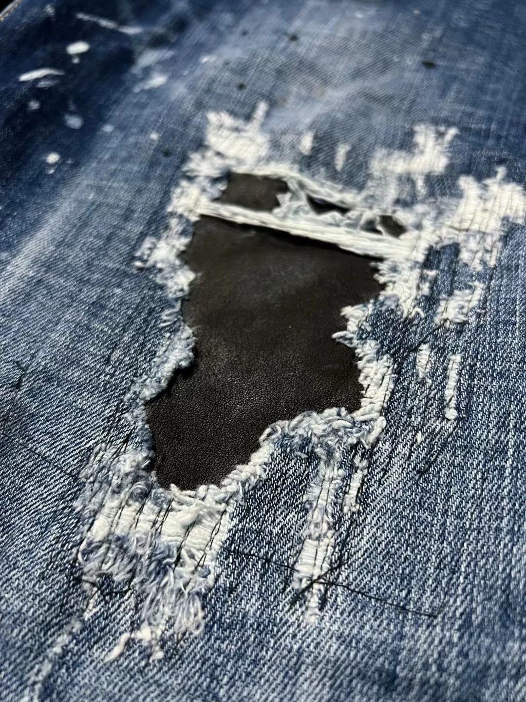 Dsquared2 DSQUARED2 2023 Blue Patched BIG BROTHER 9 Jean 44 Size US 28 / EU 44 - 5 Thumbnail