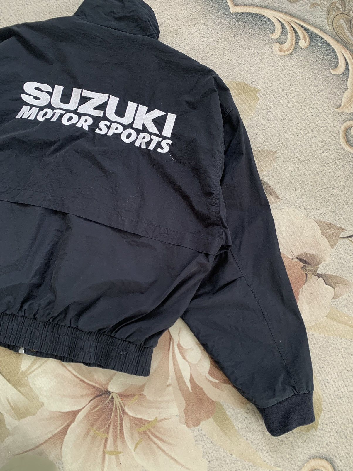 Japanese Brand Vtg Suzuki MotorSports Big Logo Embroidered Jacket Size US L / EU 52-54 / 3 - 9 Thumbnail