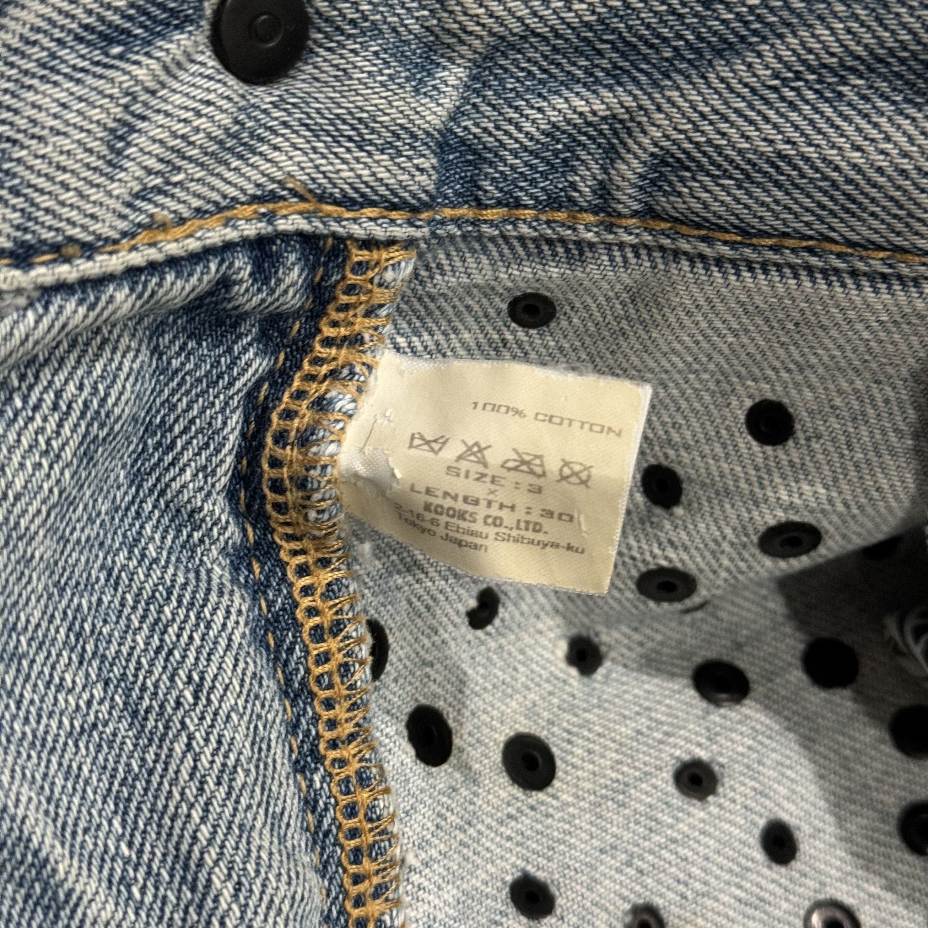 Number (N)ine × Takahiromiyashita The Soloist. Number (n)ine SS06 Studded Painters Denim Size US 30 / EU 46 - 5 Thumbnail