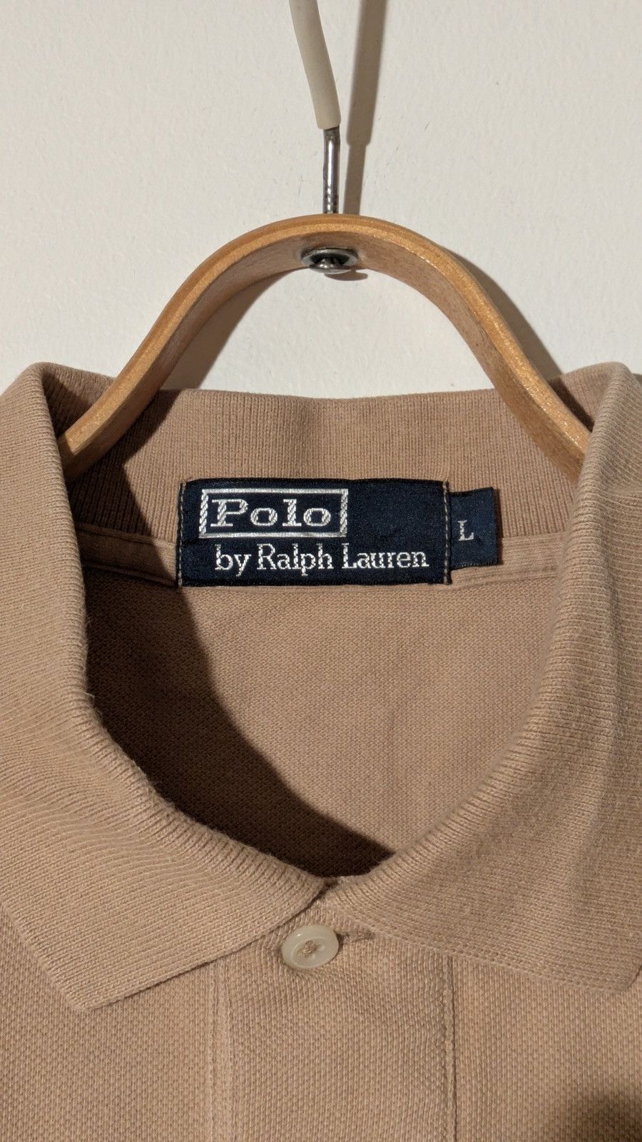 Polo Ralph Lauren 👕 Polo Ralph Lauren Polo Shirt – Tan / Beige (Size L) Size US L / EU 52-54 / 3 - 3 Thumbnail