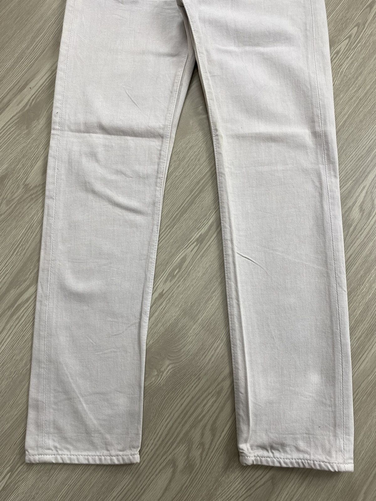 Evan Kinori × Orslow Vintage Orslow Japan Broken White Straight Jeans Size US 29 - 6 Thumbnail