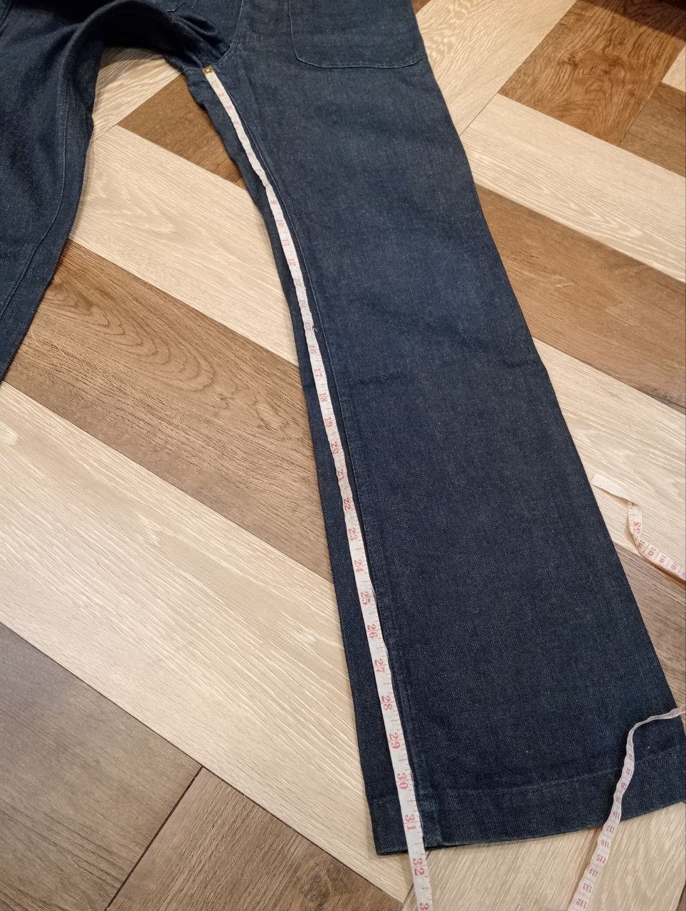 Visvim VISVIM CUBISM BLUE INDIGO SELVEDGE FLARED DENIM PANTS Size US 30 / EU 46 - 17 Thumbnail