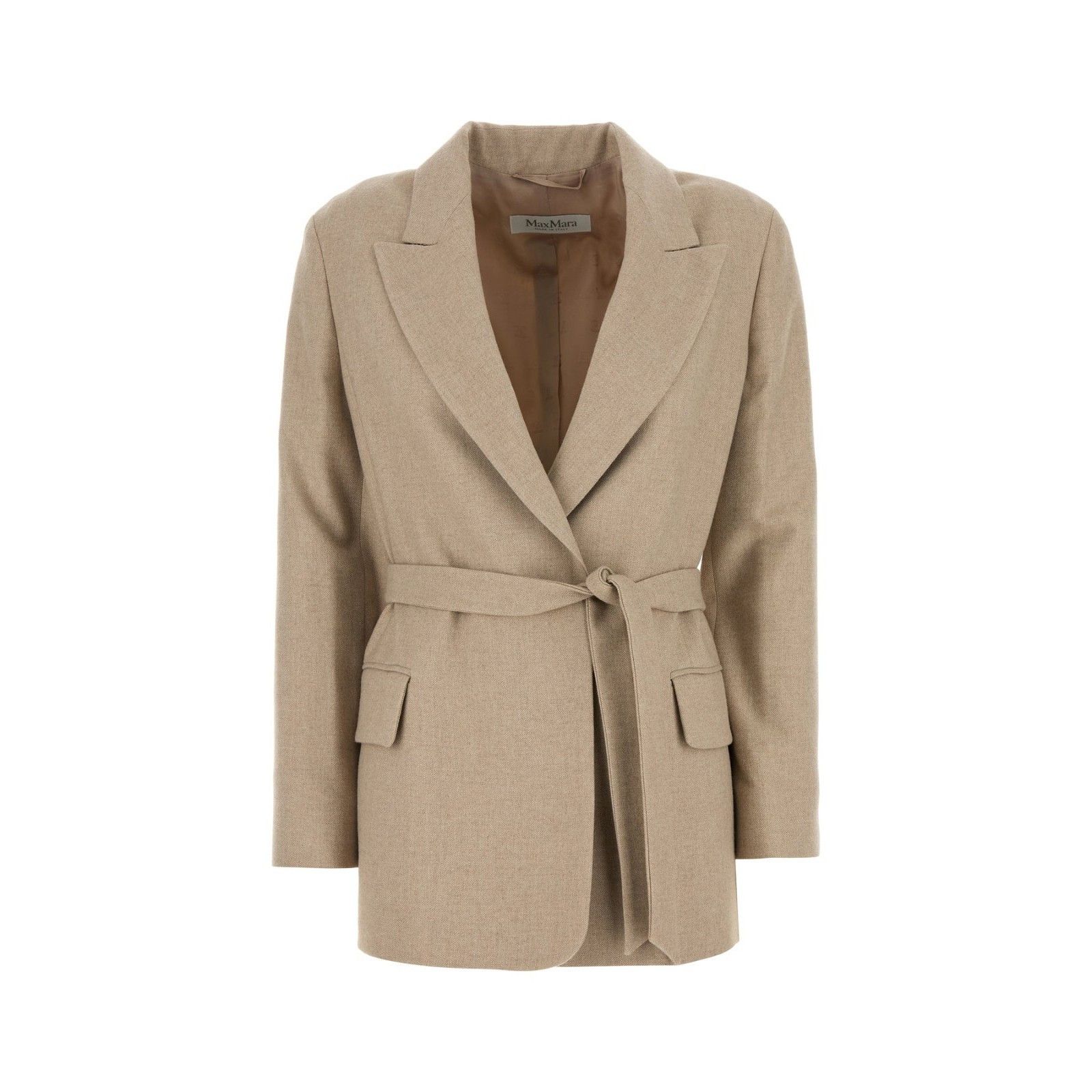 Max Mara MAX MARA Randers Cappuccino Wool Blend Blazer New & Authenti Size XL / US 12-14 / IT 48-50 - 1 Thumbnail