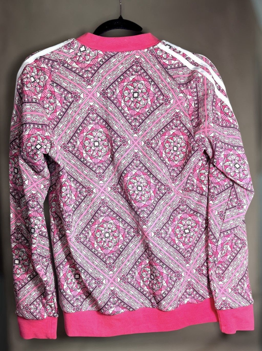 Adidas Adidas Originals Pink Track Jacket 13-14Y L Youth Girl Zip Size L / US 10 / IT 46 - 2 Thumbnail
