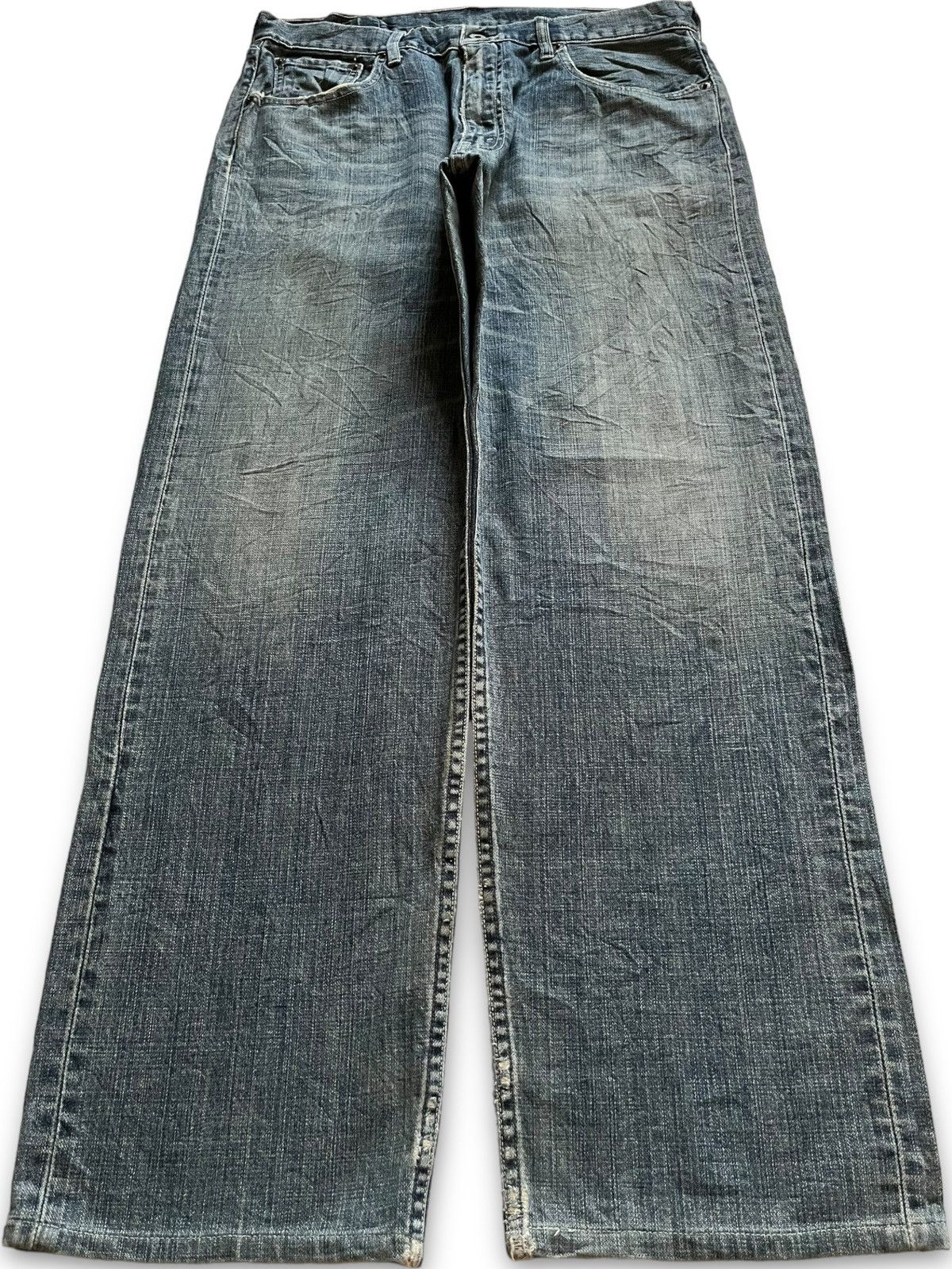 Levi's Vintage 90s Levis 503 Faded Wash Distressed Baggy Jeans Size US 34 / EU 50 - 1 Thumbnail