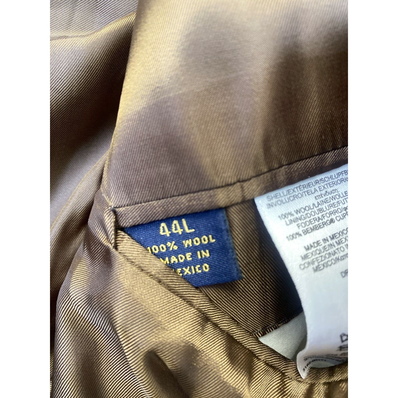 Brooks Brothers VINTAGE Brooks Brothers Blazer Mens 44 L Brown Sport Coat Jacket / 98-58 Size 44R - 6 Thumbnail