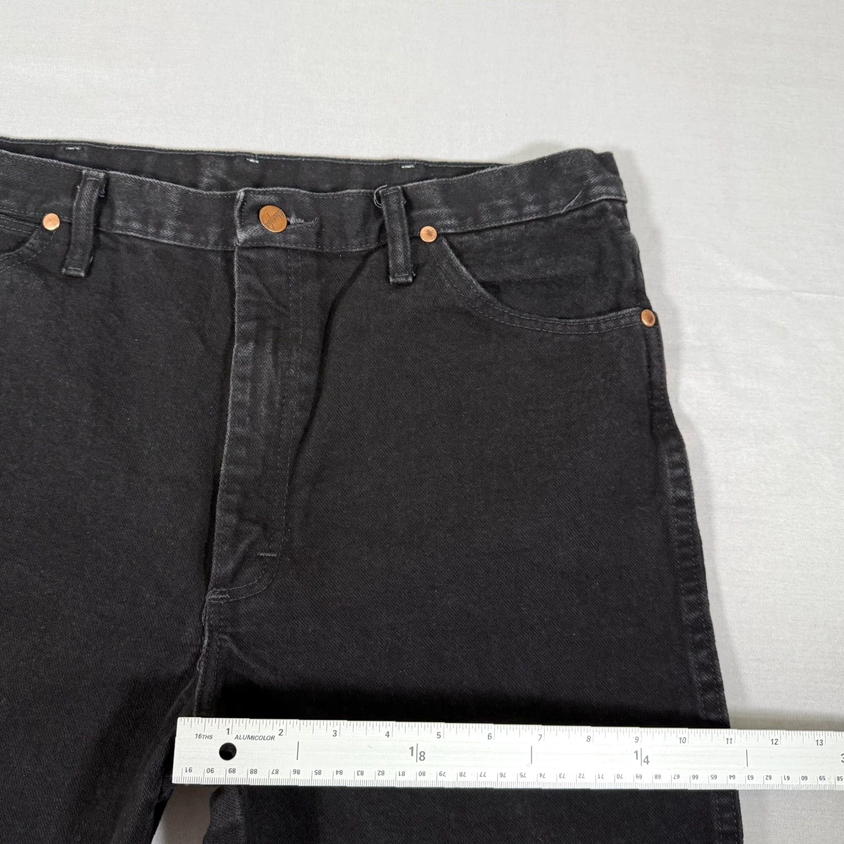 Wrangler Wrangler Jeans Mens 36x34 Black 936 Slim Fit Denim Pants Western Cowboy Cut Work Size US 36 / EU 52 - 7 Thumbnail