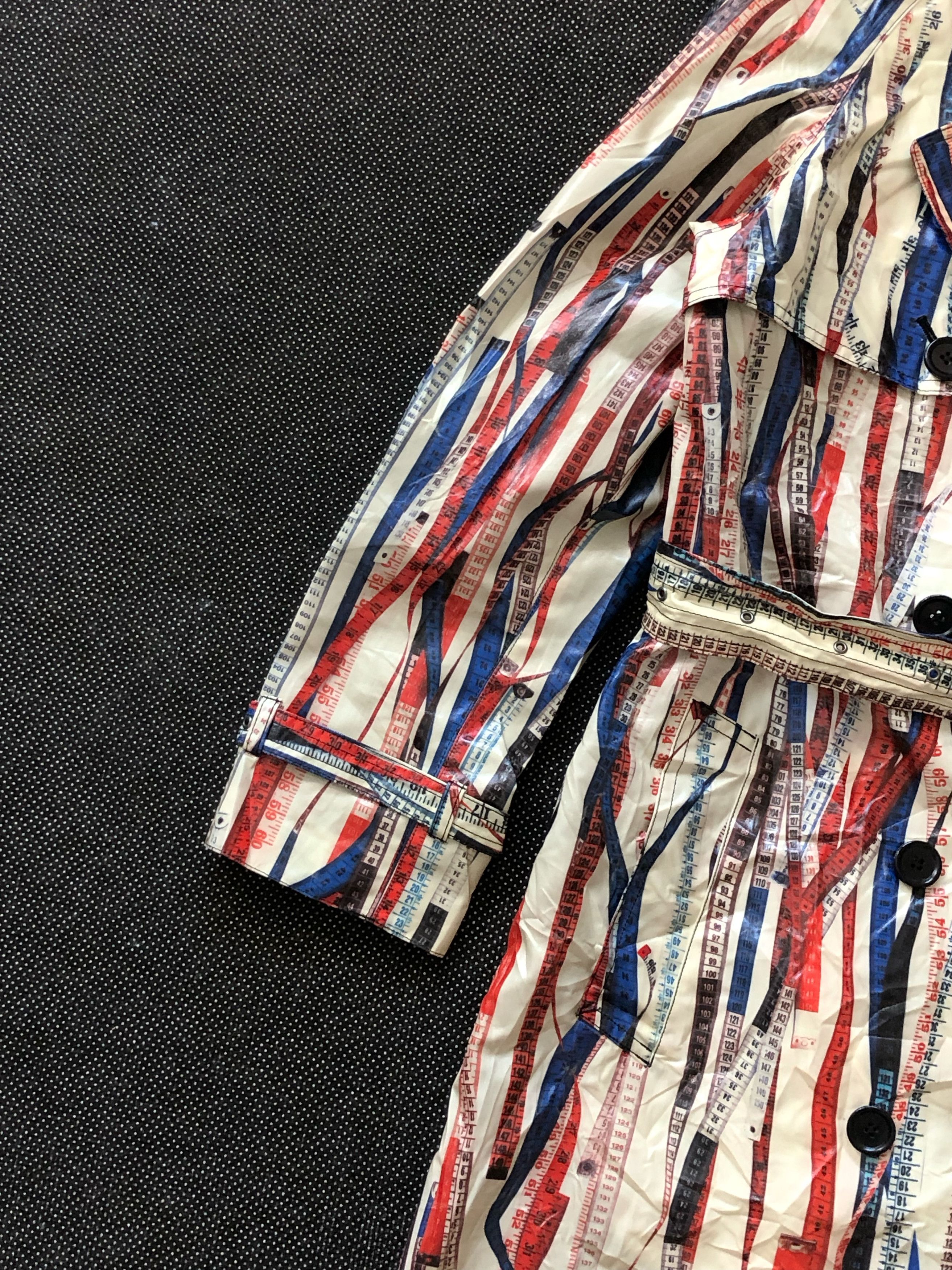 Jean Paul Gaultier RARE🔥FW2015 GAULTIER SEPT PREMIERES RULER TAPE TRENCH COAT Size M / US 6-8 / IT 42-44 - 8 Thumbnail
