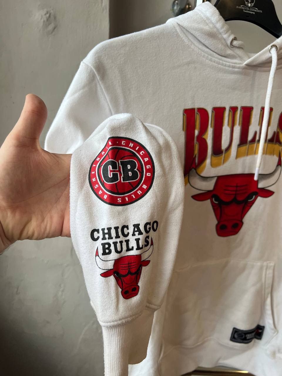 NBA CHICAGO BULLS NBA OVERPRINTED RETRO HOODIE SIZE S MENS Size US S / EU 44-46 / 1 - 5 Thumbnail