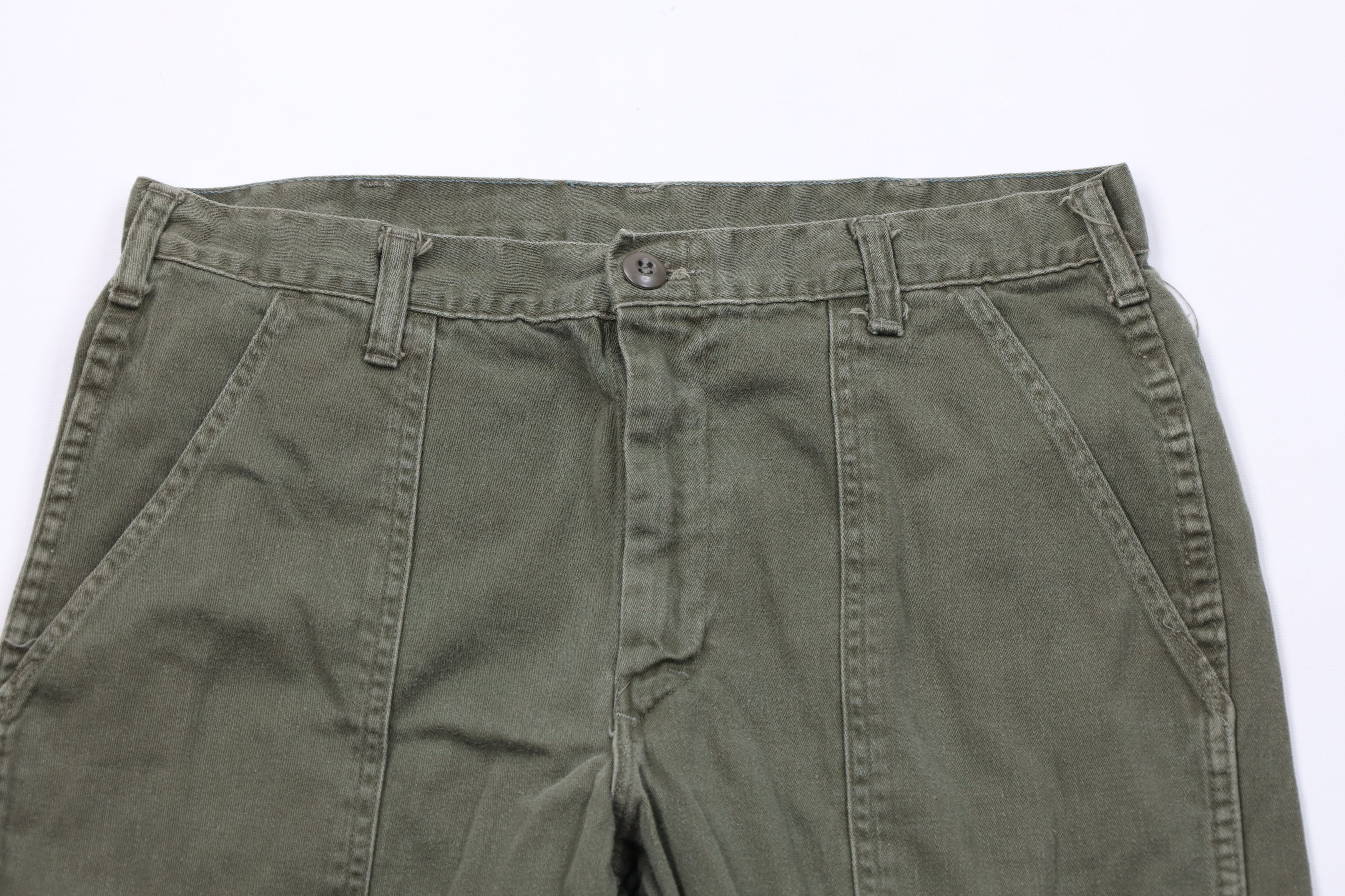Vintage Vintage 60s 70s Military Vietnam War Field Pants Green USA Size US 34 / EU 50 - 2 Thumbnail