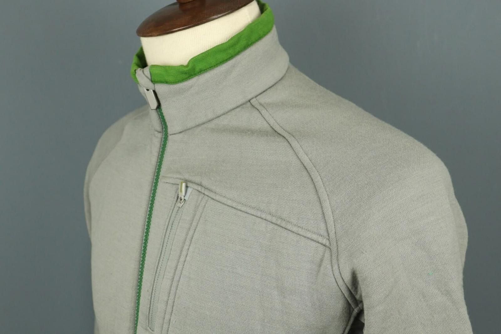 Icebreaker Icebreaker Gray Merino Wool Fleece Track Jacket Size M Size US M / EU 48-50 / 2 - 11 Thumbnail