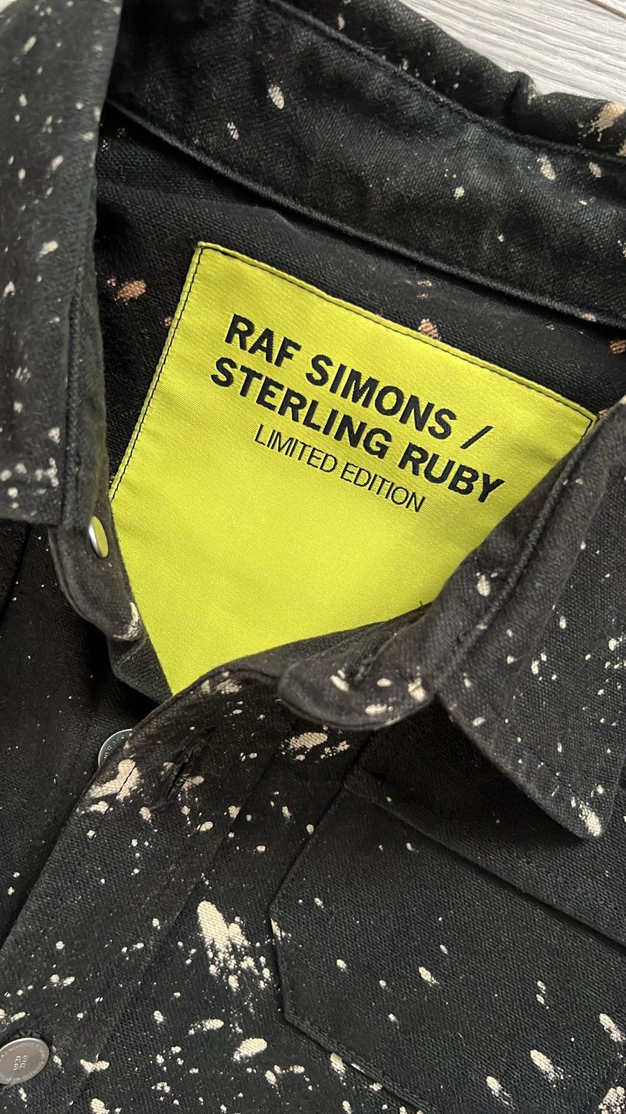 Raf Simons × Sterling Ruby Raf Simons Sterling Ruby RARE AW2014 Bleached Shirt Size US S / EU 44-46 / 1 - 4 Thumbnail