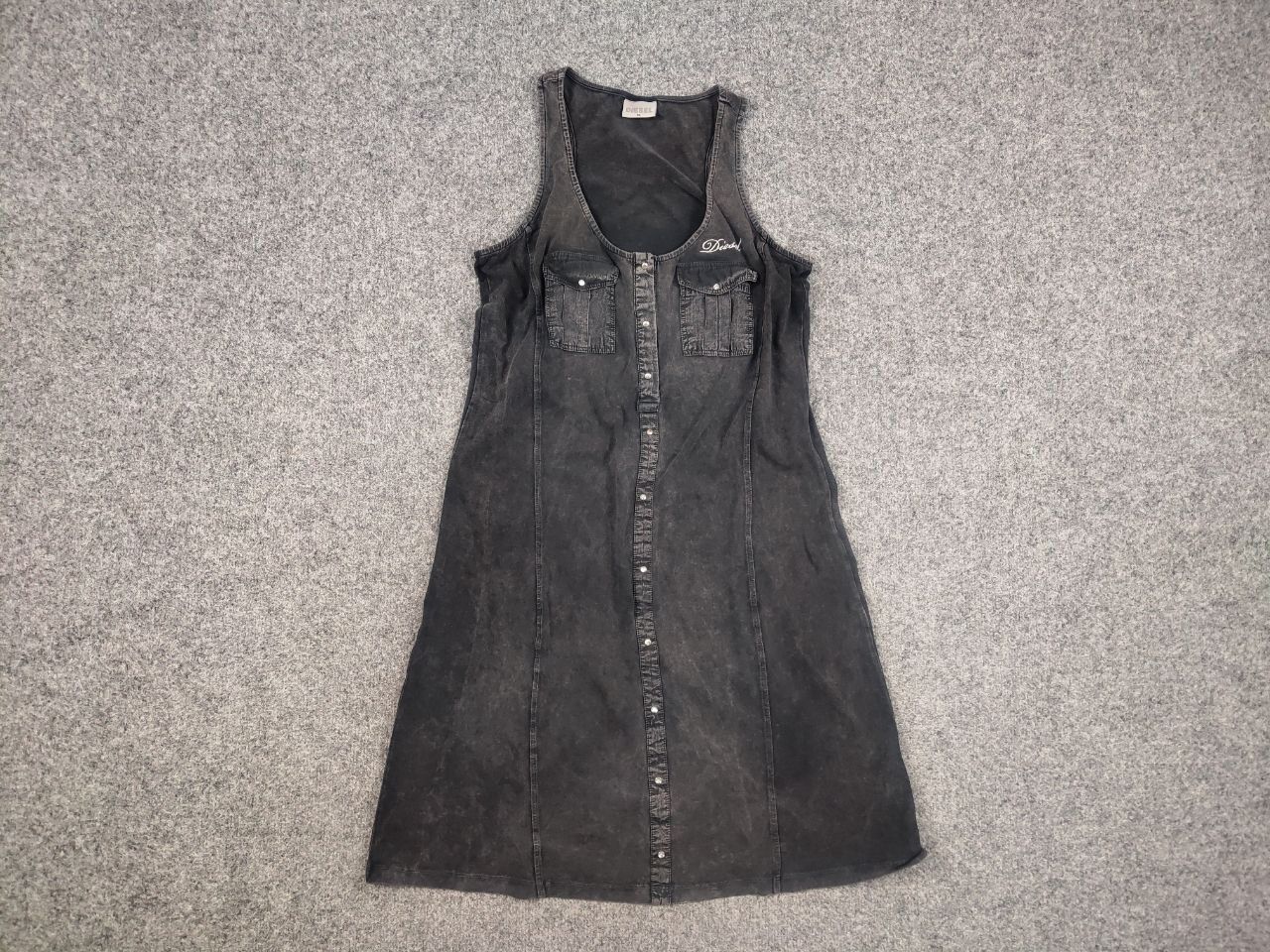 Diesel Vintage Diesel Y2K Style Tank dress medium length graphite Size XL / US 12-14 / IT 48-50 - 7 Thumbnail