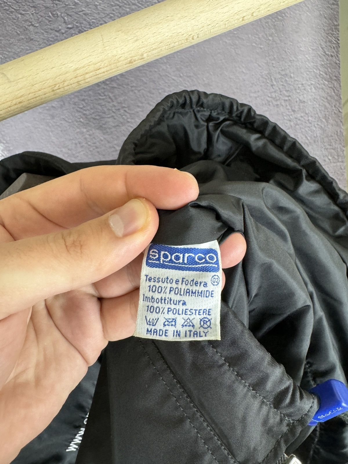 Vintage Sparco 2 in 1 vintage racing France big logo nylon jacket Size US S / EU 44-46 / 1 - 10 Thumbnail