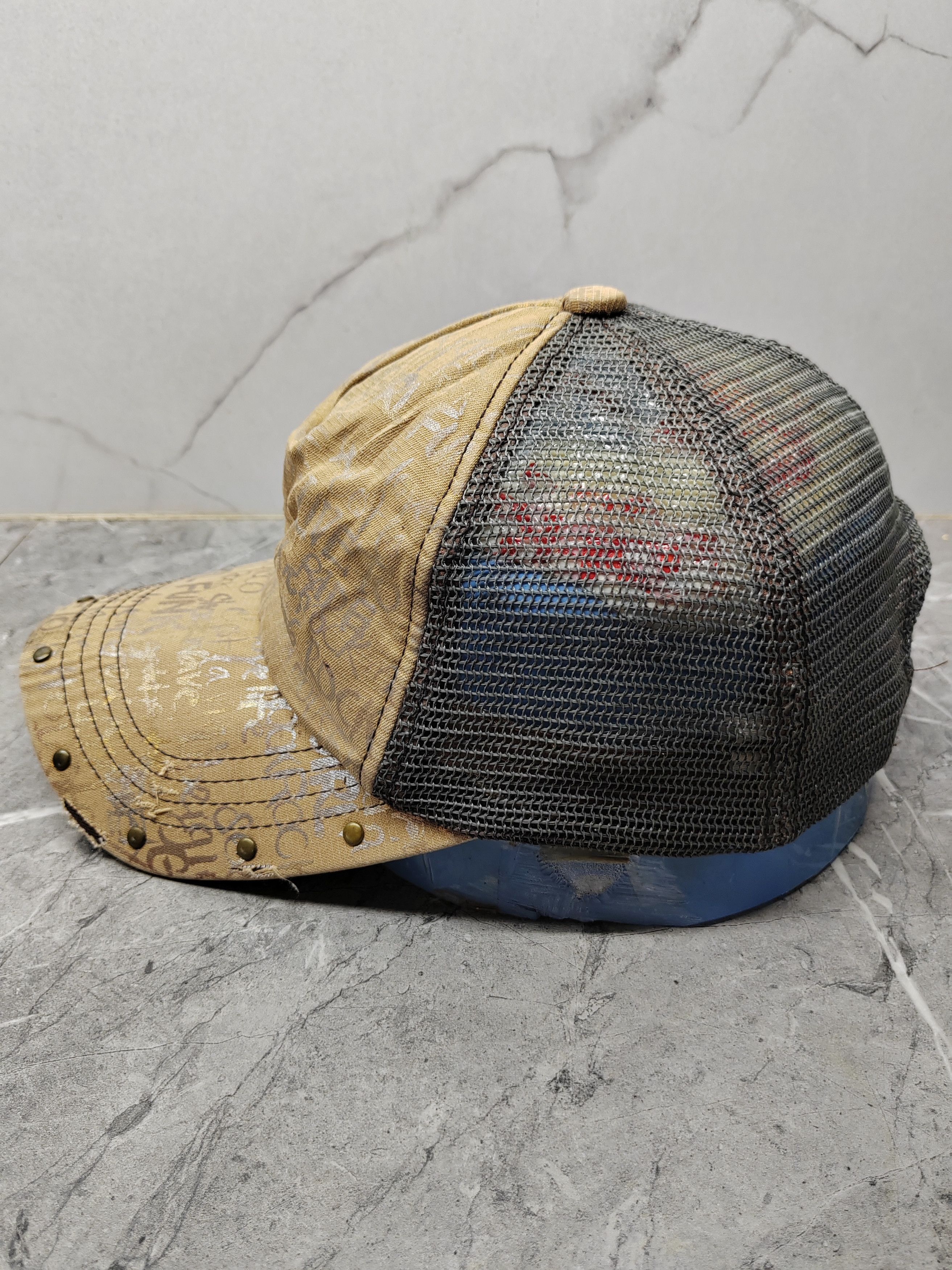 Japanese Brand Vintage Japanese Punk Distressed Style Trucker Cap Hat Size ONE SIZE - 4 Thumbnail